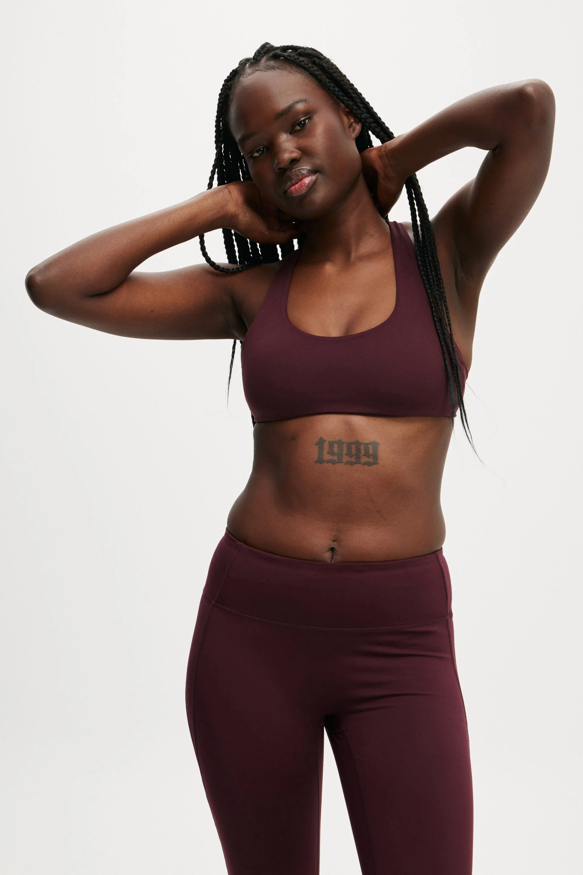 COTTON:ON BODY Áo Bra Thể Thao Nữ-Ultra Soft Plunge Strappy Crop