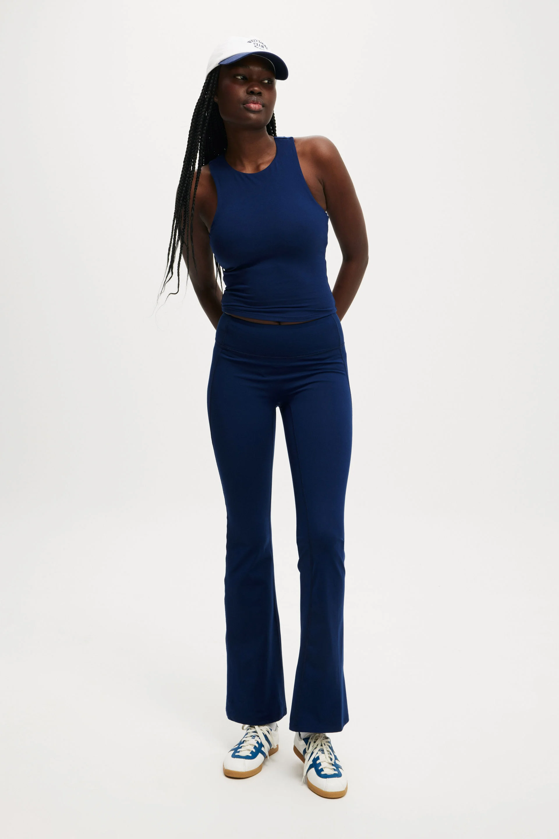 COTTON:ON BODY Quần Thun Dài Ống Loe Nữ-Ultra Soft Studio Flare Asia Fit