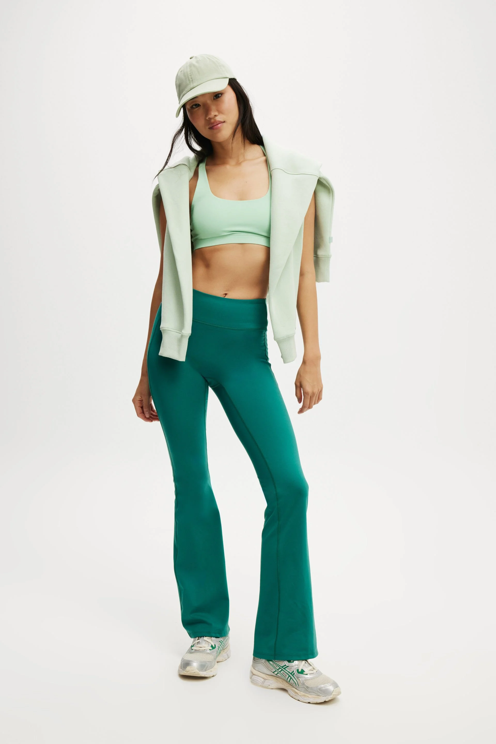 COTTON:ON BODY Quần Thun Dài Ống Loe Nữ-Ultra Soft Studio Flare Asia Fit