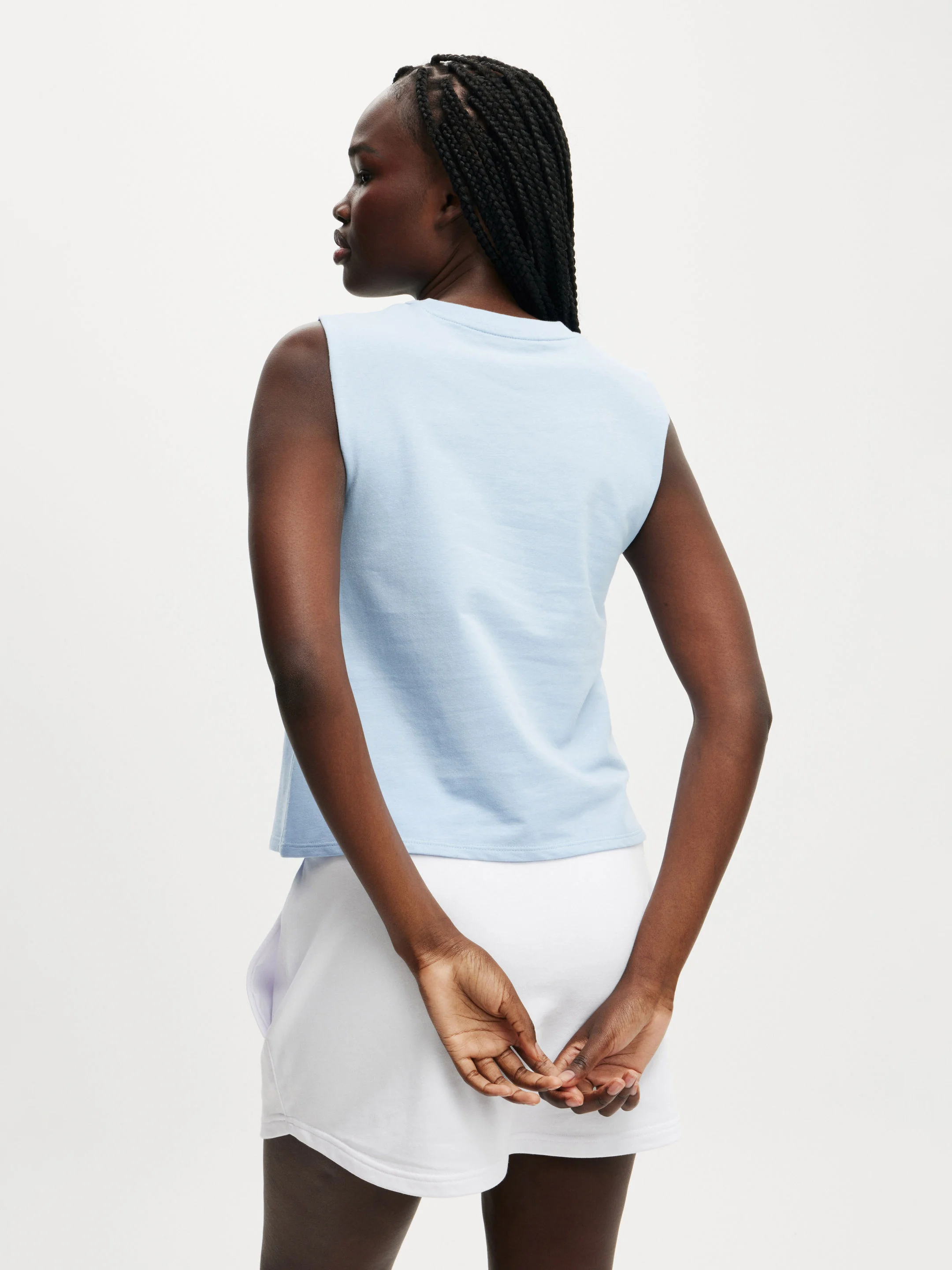 COTTON:ON BODY Áo Thun Cộc Tay Nữ-Active Graphic Crew Tank