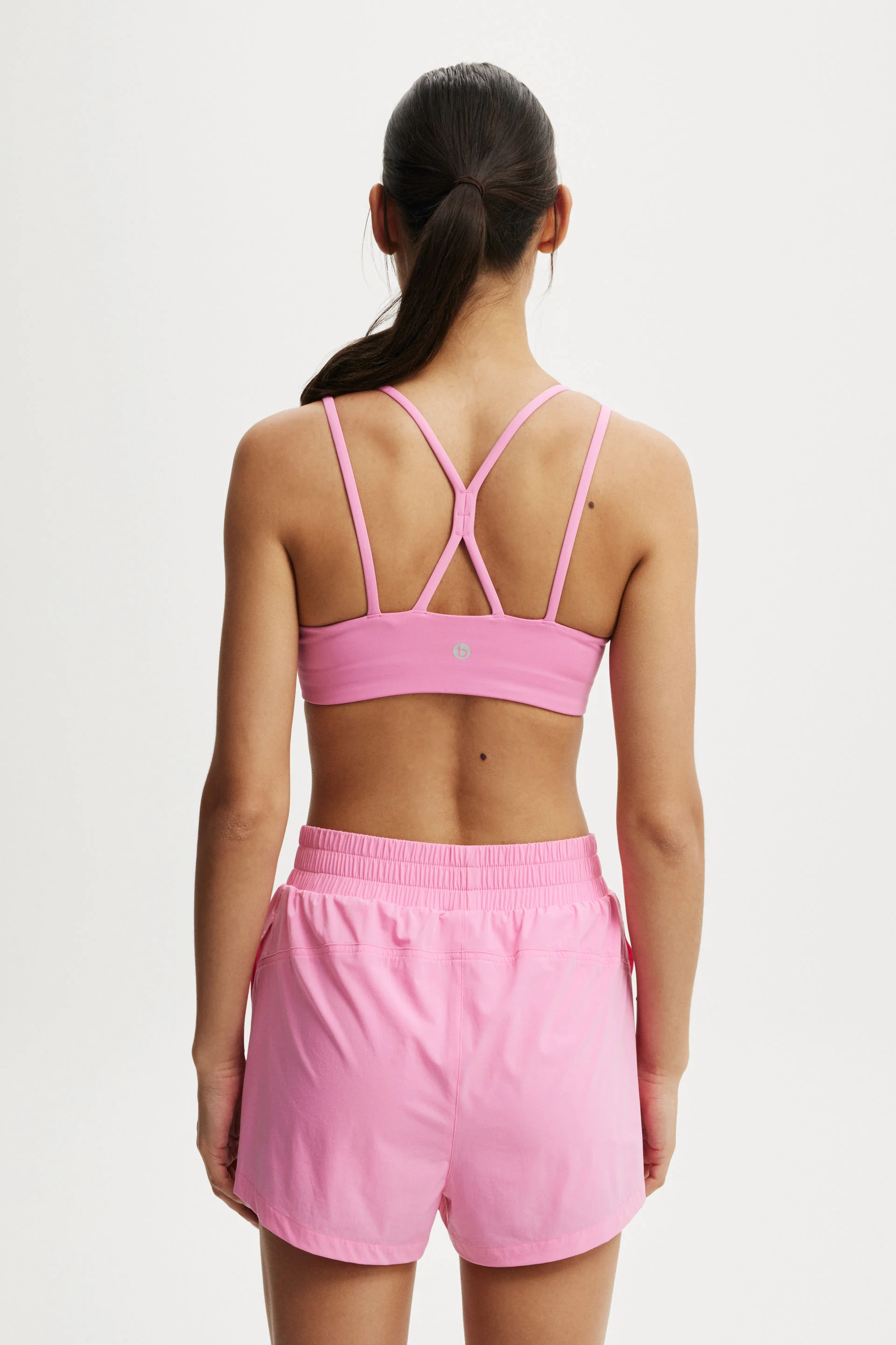 COTTON:ON BODY Quần Thun Ngắn Thể Thao Nữ-On The Fly Curve Short