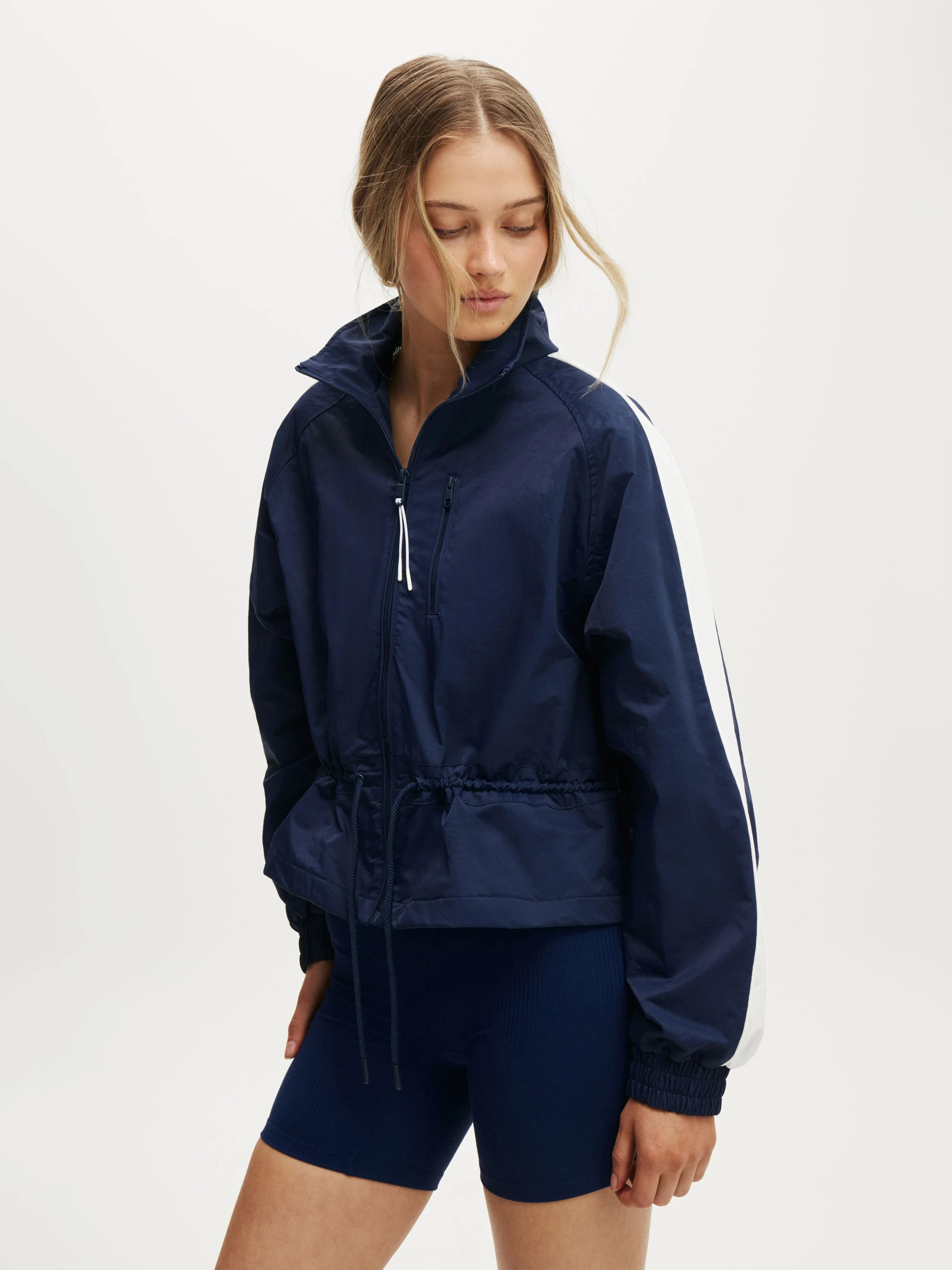 COTTON:ON BODY Áo Khoác Dài Tay Nữ-Track Side Cropped Anorak