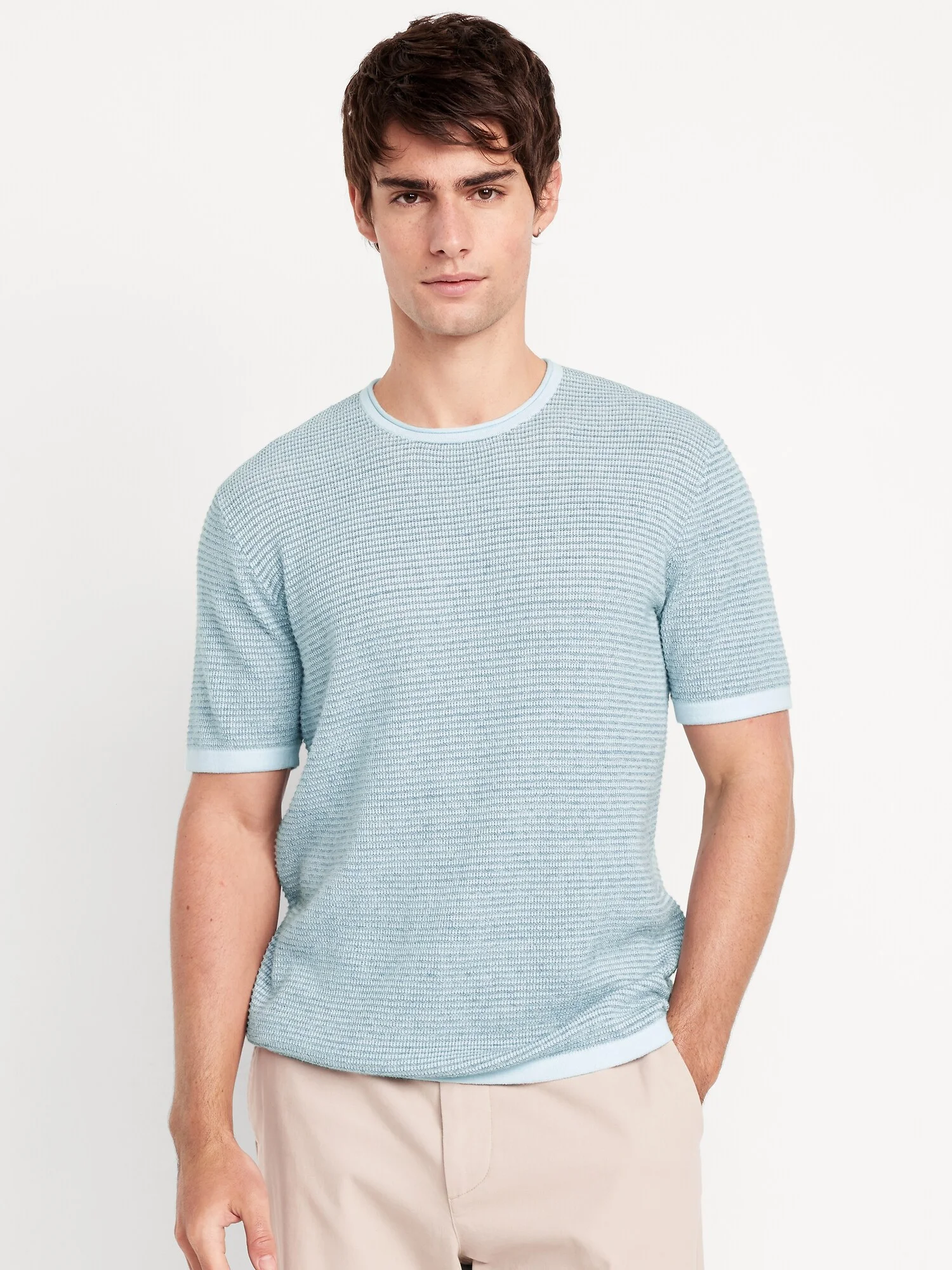 OLD NAVY Áo Len Tay Ngắn Nam