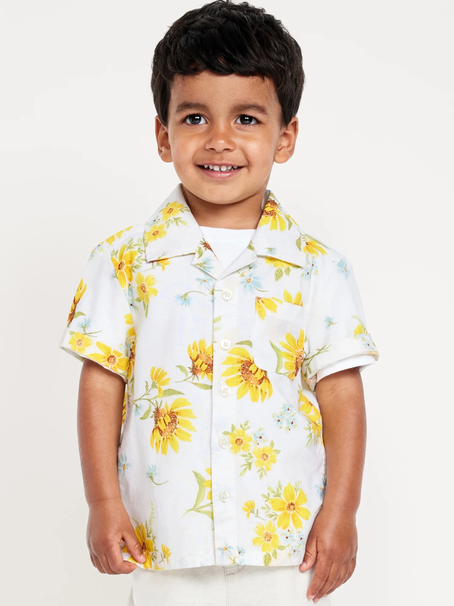 OLD NAVY Áo Sơ Mi Tay Ngắn Em Bé