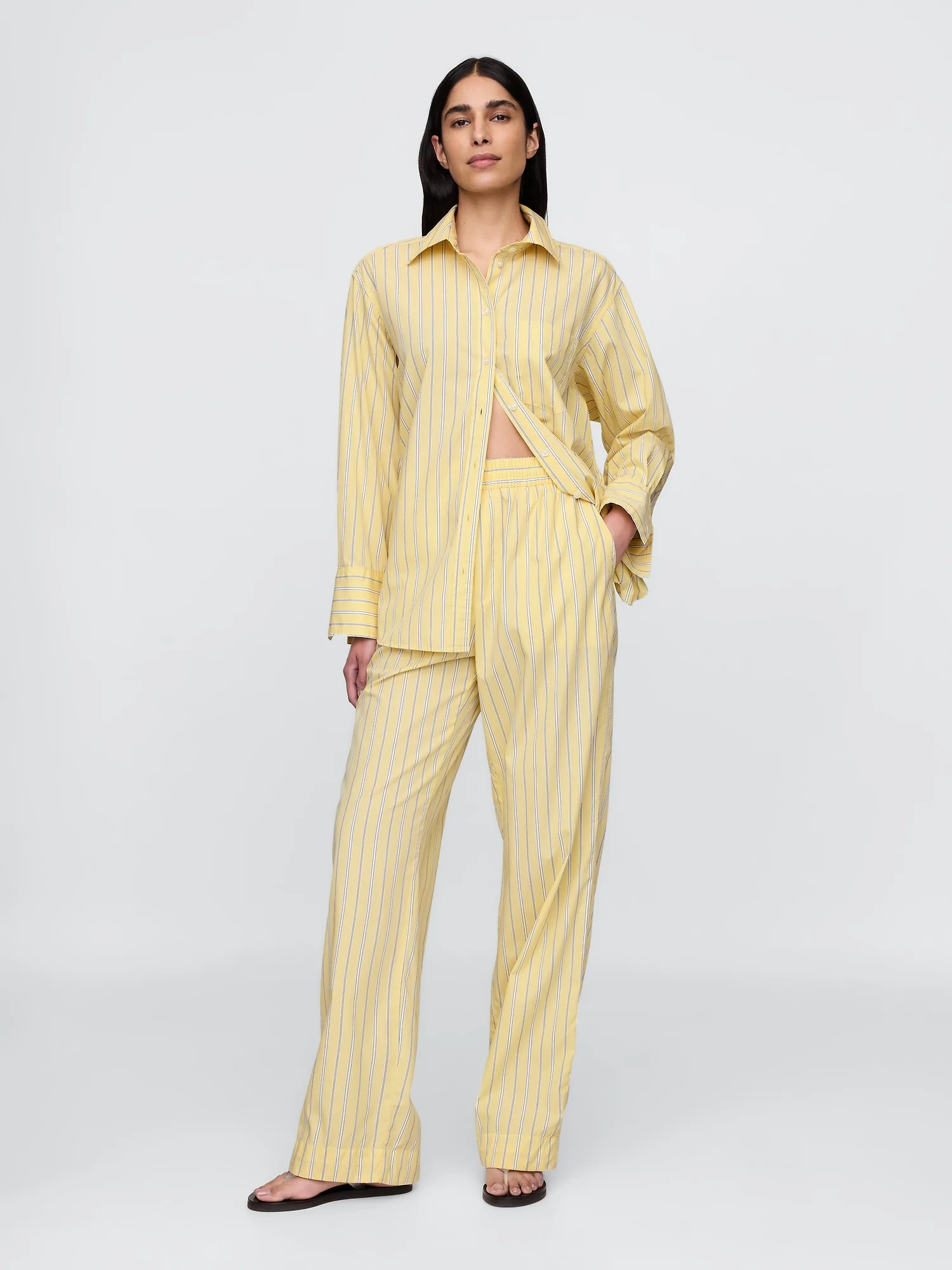 GAP Quần Dài Nữ - Wide Leg