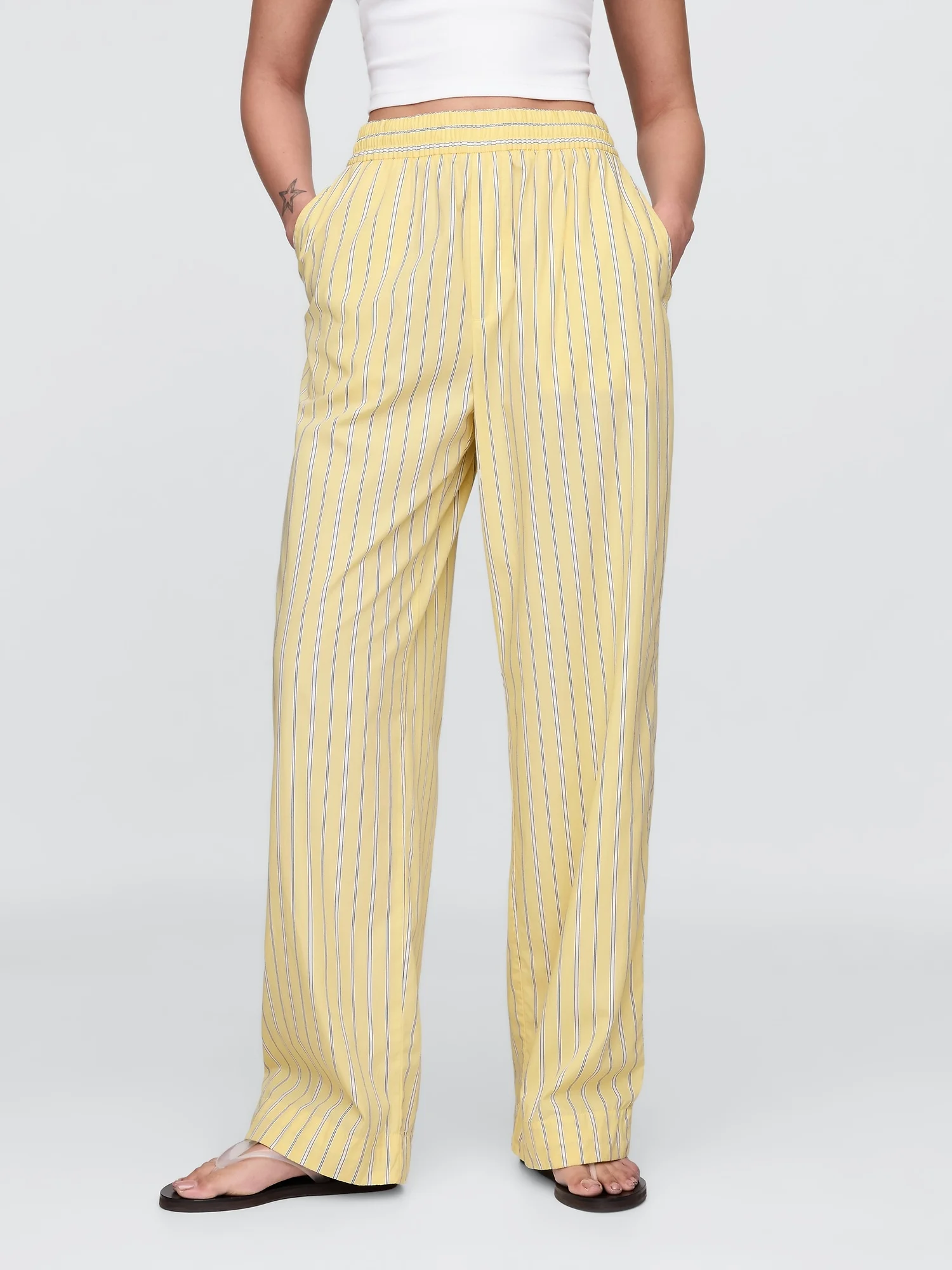 GAP Quần Dài Nữ - Wide Leg