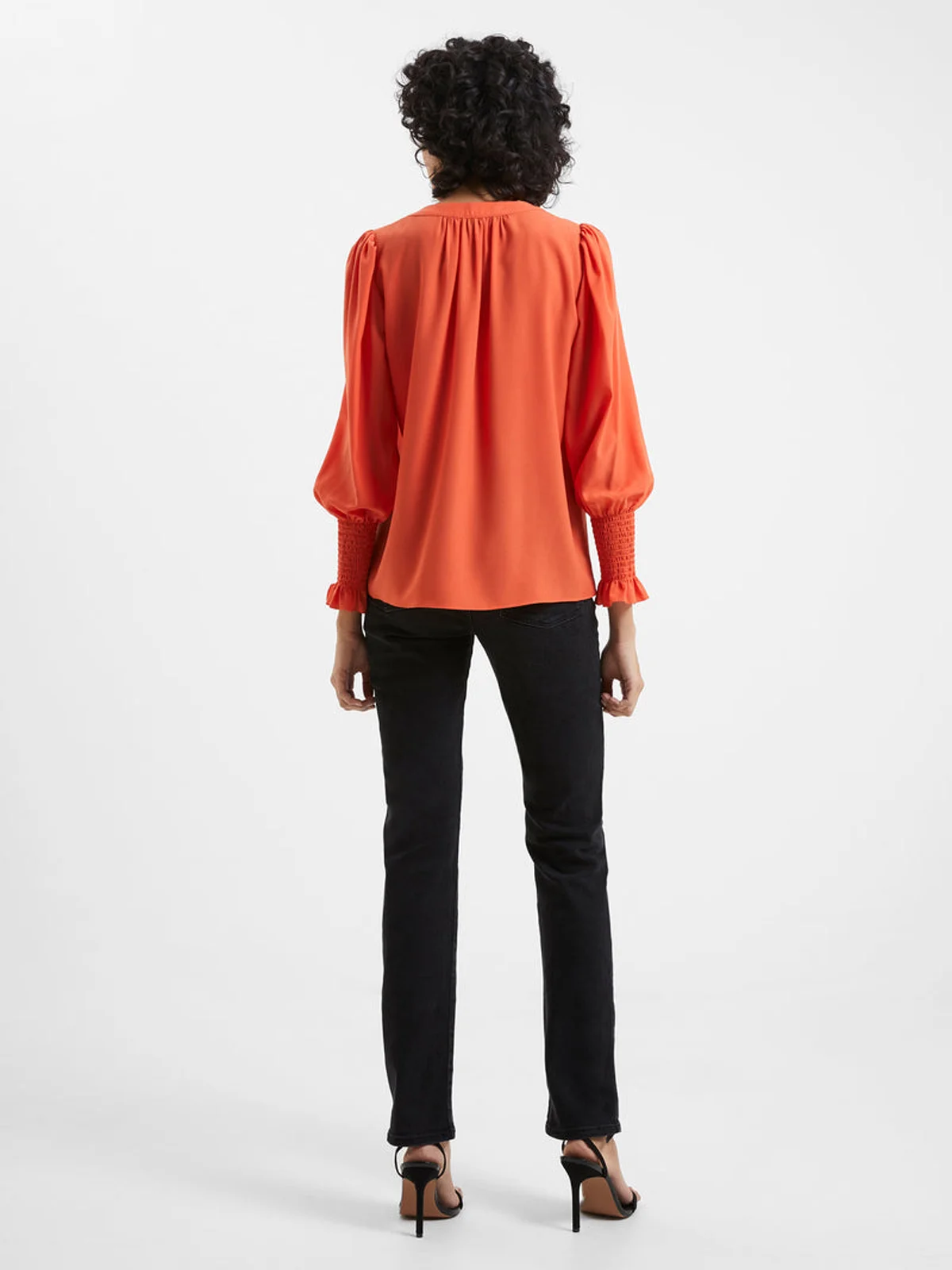 FRENCH CONNECTION Áo Kiểu Nữ Crepe V Neck Blouse