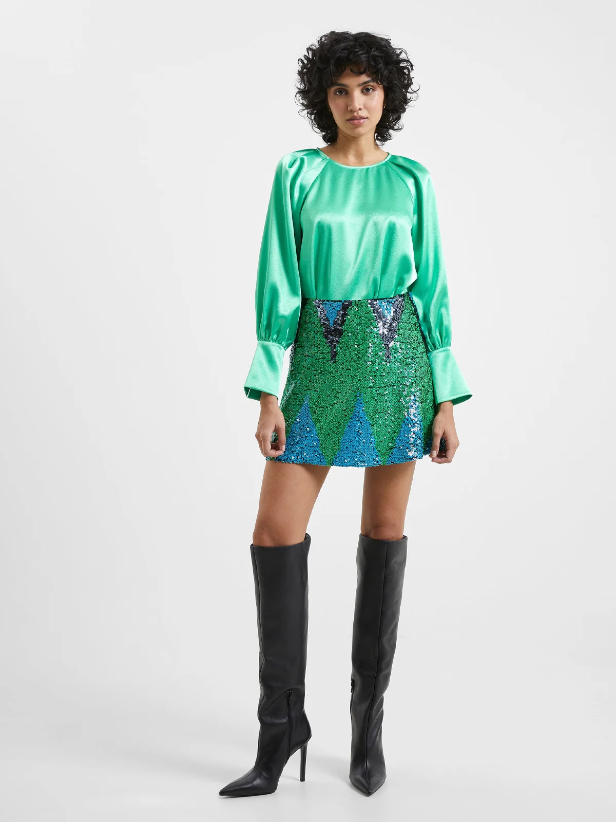 FRENCH CONNECTION Áo Kiểu Nữ Adora Satin Top
