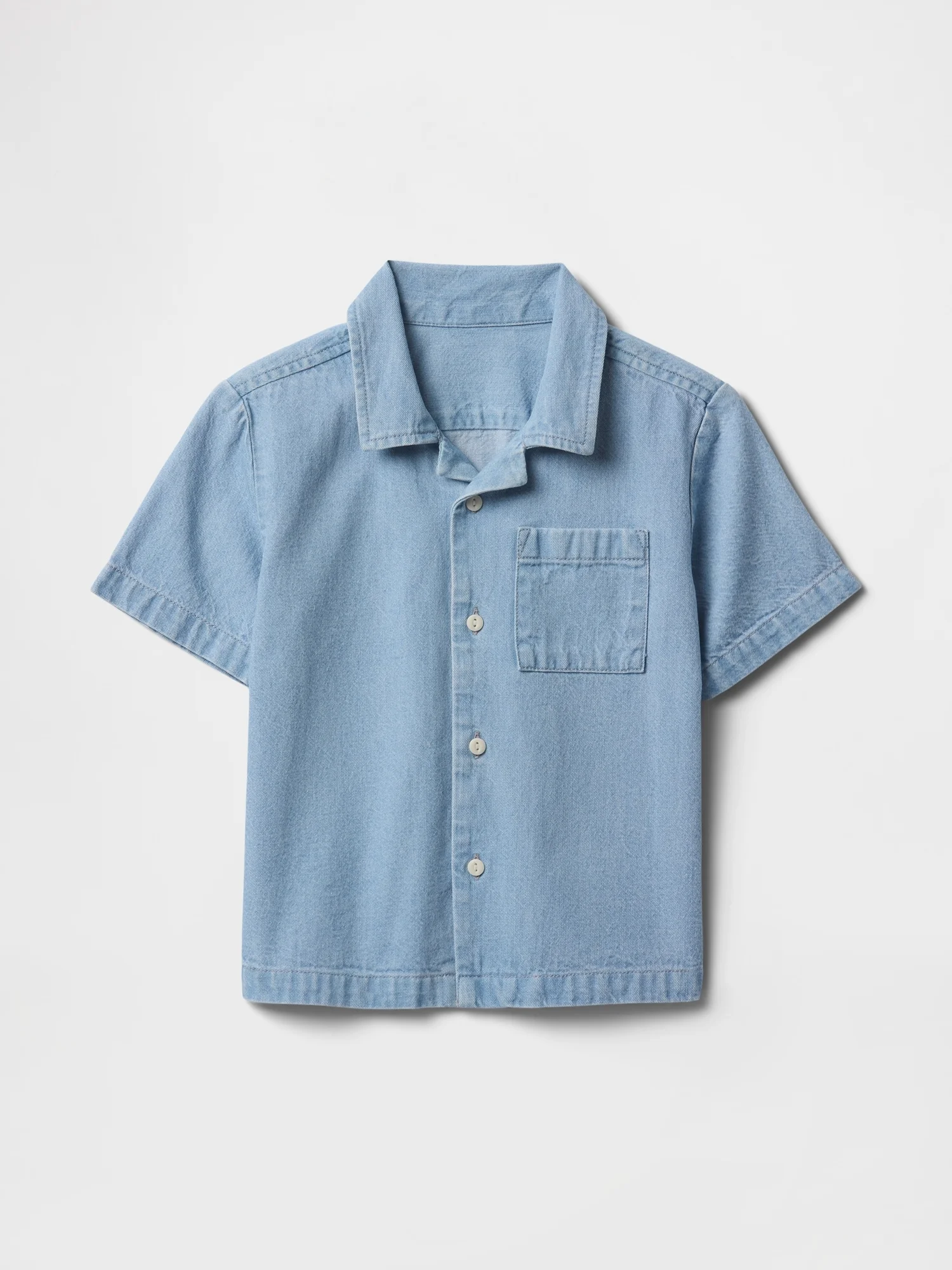 GAP Áo Sơ Mi Denim Em Bé