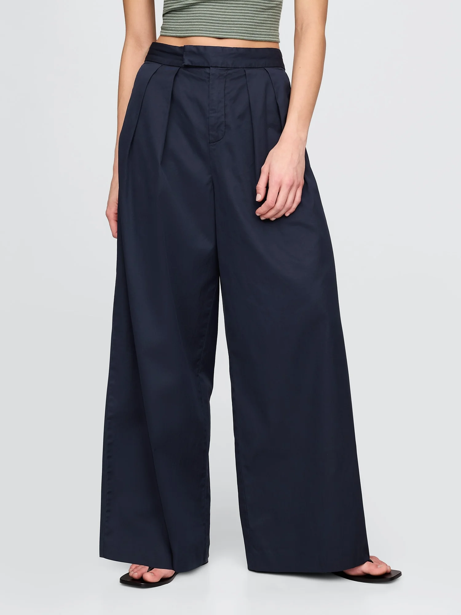 GAP Quần Dài Nữ - Wide Leg