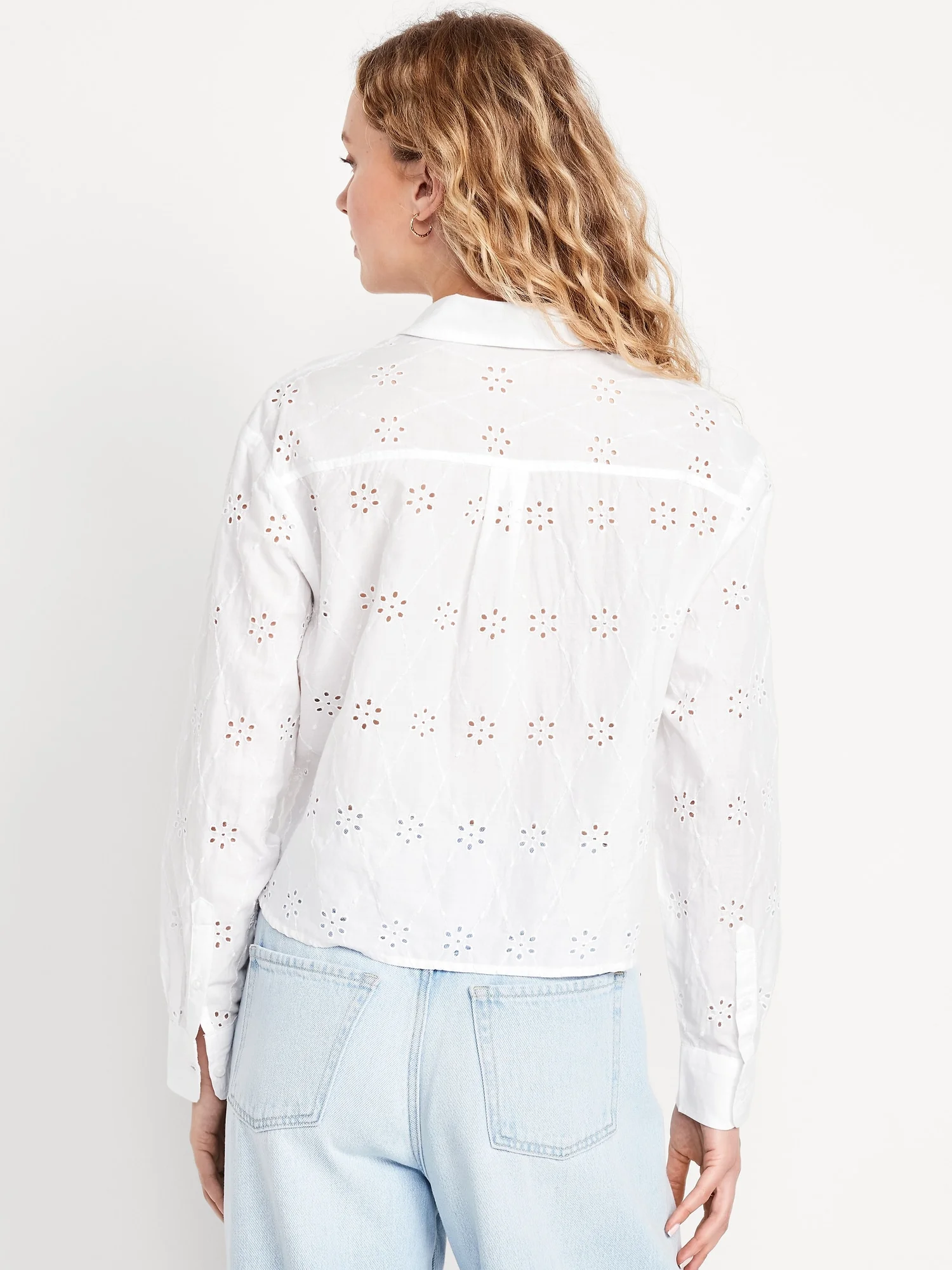 OLD NAVY Áo Sơ Mi Tay Dài Nữ