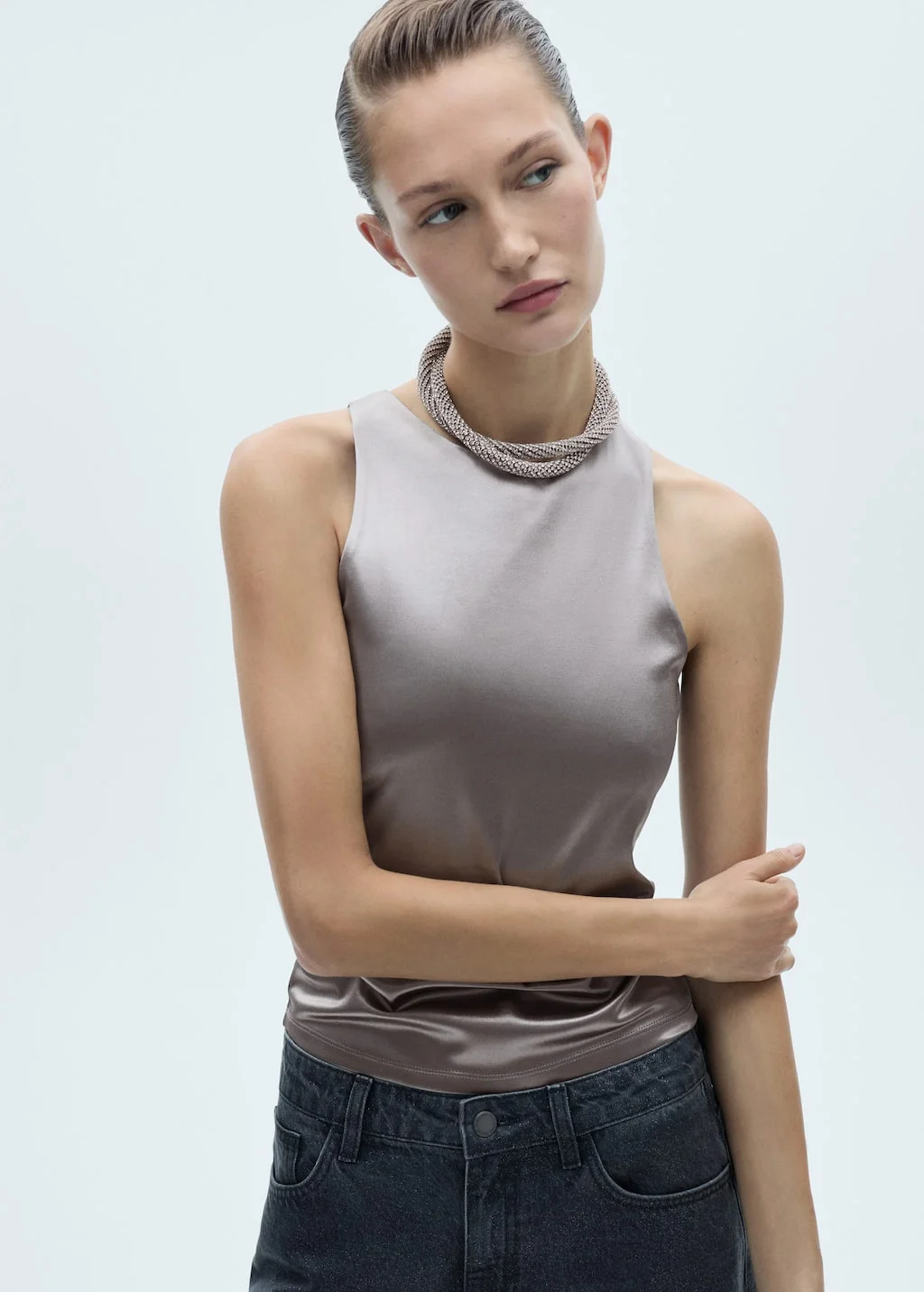 MANGO Áo Kiểu Space