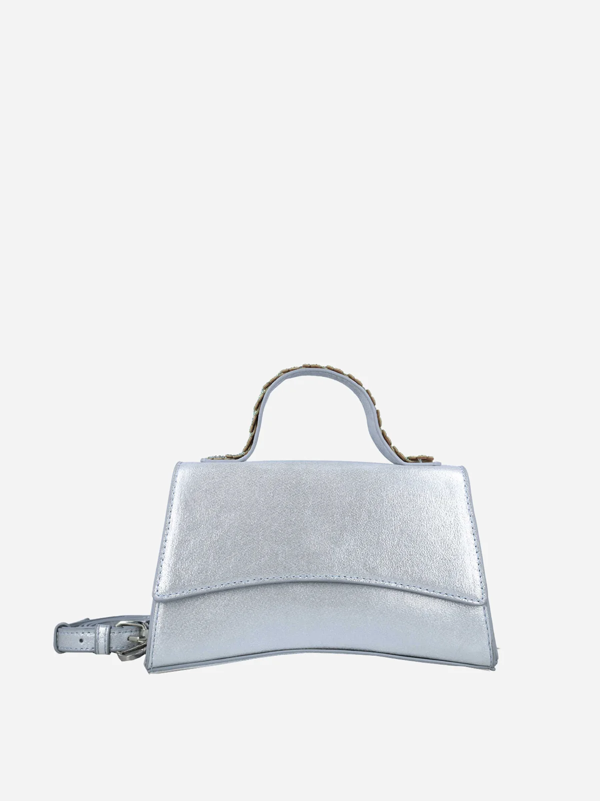 MENBUR Túi Xách Bolso Metalizado Detalle Stras