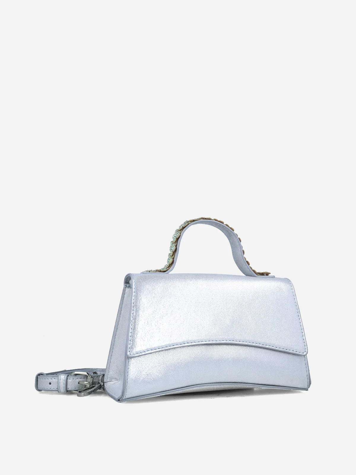 MENBUR Túi Xách Bolso Metalizado Detalle Stras