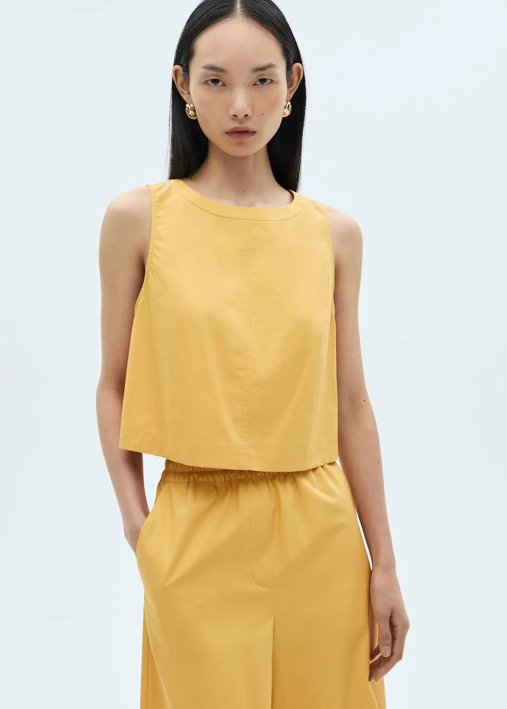 MANGO Áo Kiểu Pop