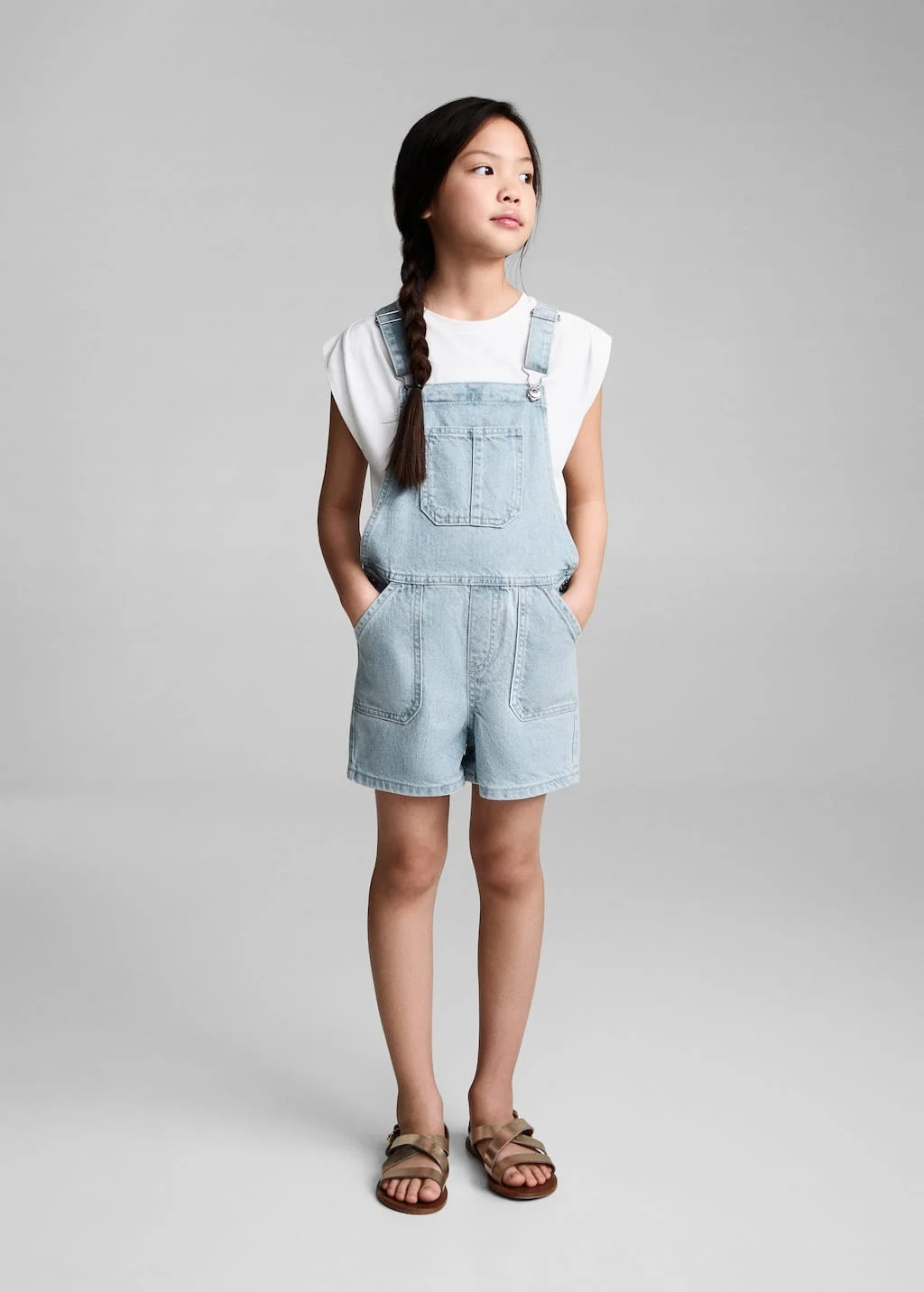 MANGO Quần Yếm Adriana