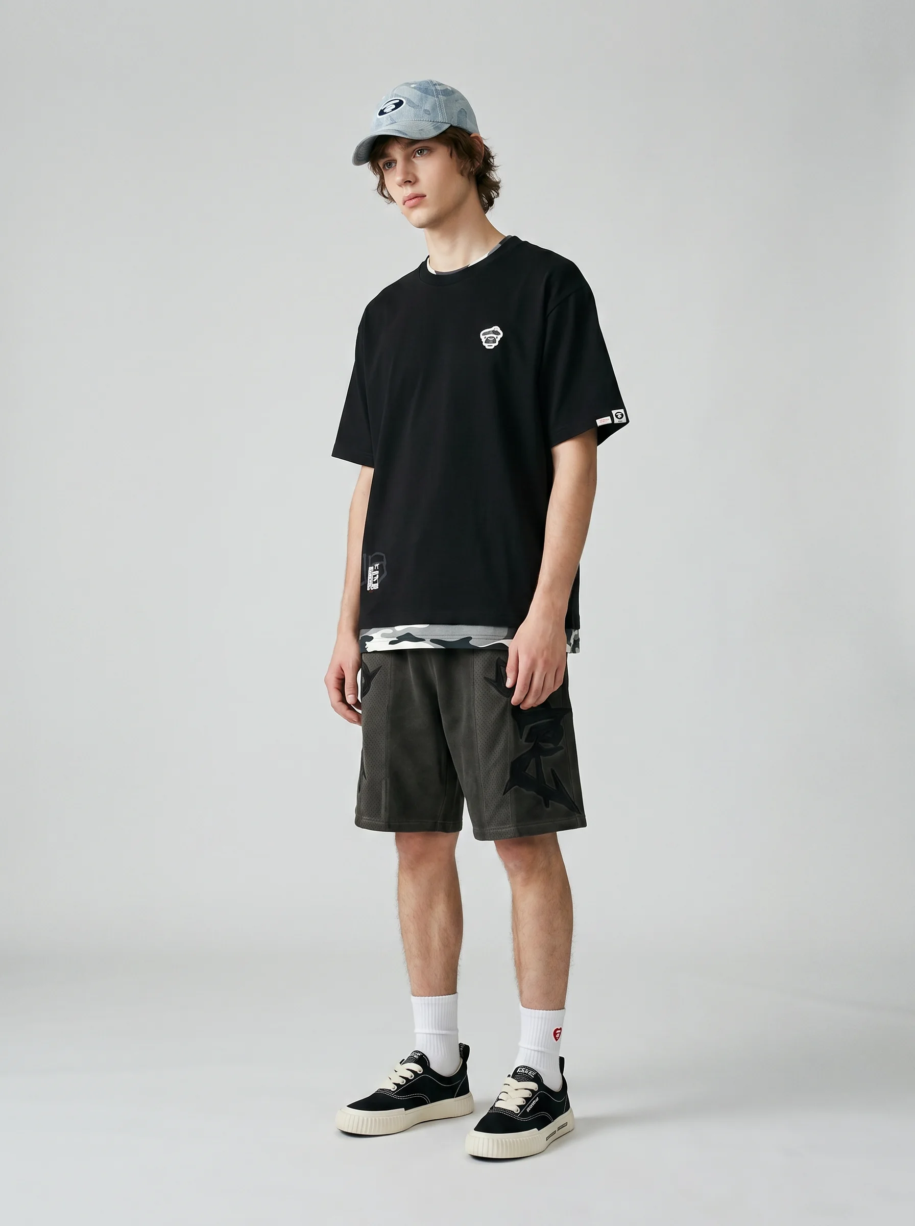 AAPE Áo Thun Ngắn Tay Nam - AAPEUNVS graphic tee