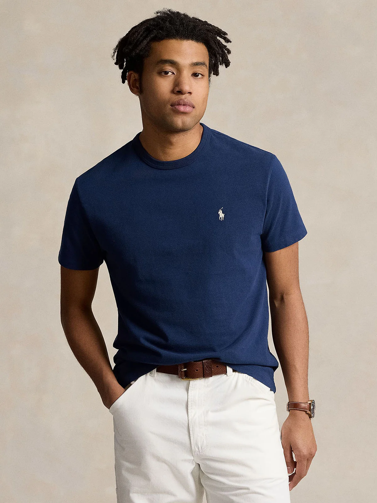 POLO RALPH LAUREN Áo Thun Nam Tay Ngắn Classic Fit Jersey Crewneck T-Shirt