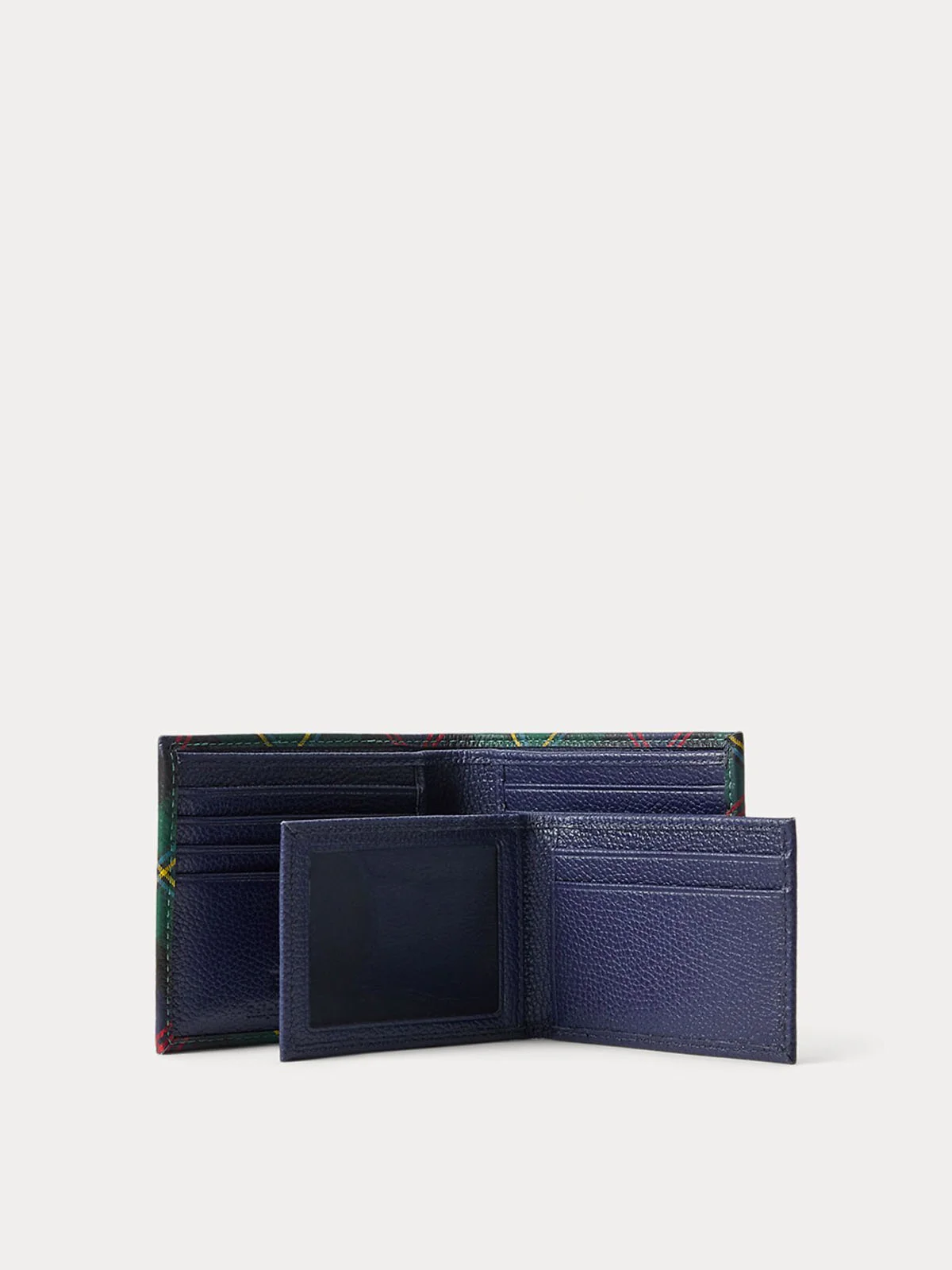 POLO RALPH LAUREN Ví Nam 3-In-1 Plaid Leather Wallet