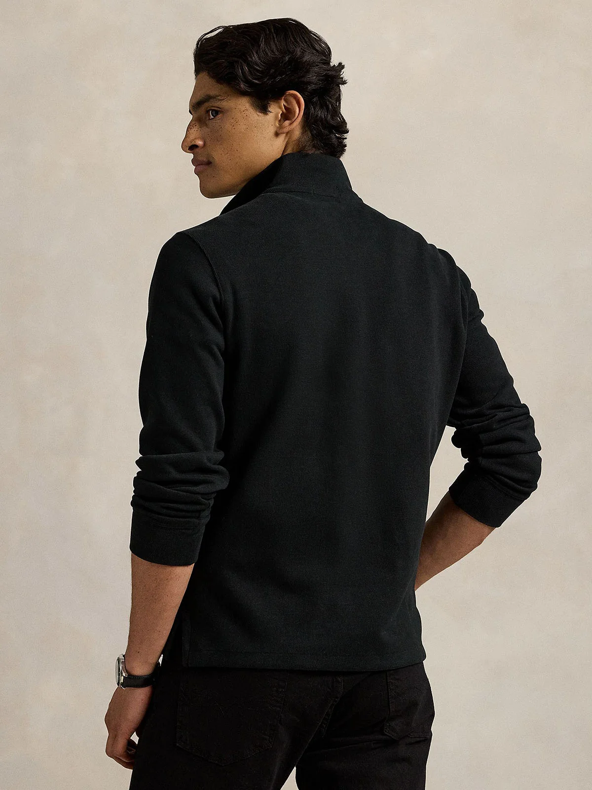 POLO RALPH LAUREN Áo Pullover Nam Tay Dài Estate-Rib Quarter-Zip Pullover