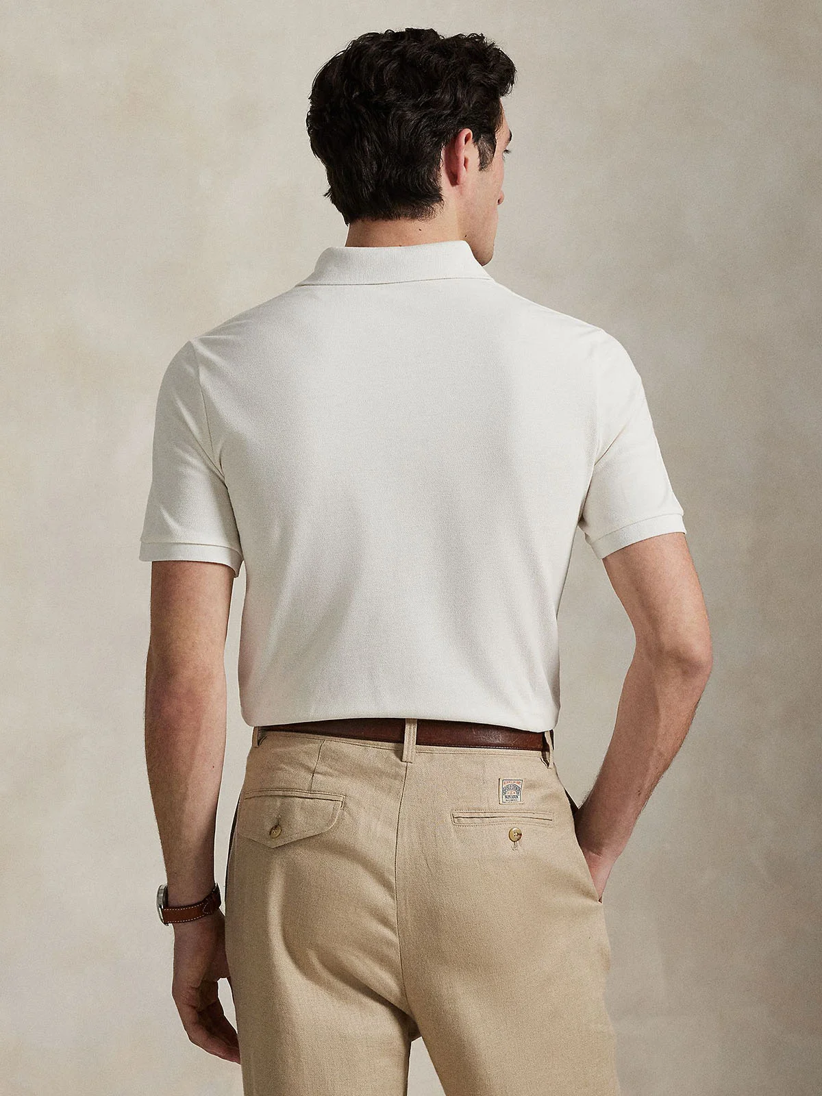 POLO RALPH LAUREN Áo Polo Nam Tay Ngắn Custom Slim Fit Polo Bear Polo Shirt