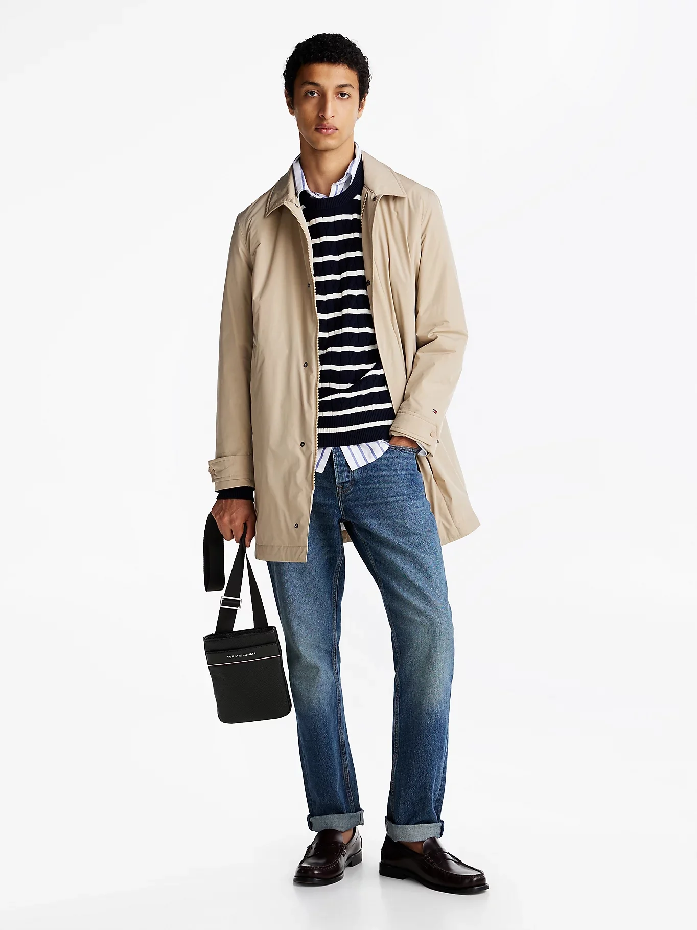 TOMMY HILFIGER Túi Đeo Chéo Nam TH Corp Mini Crossover