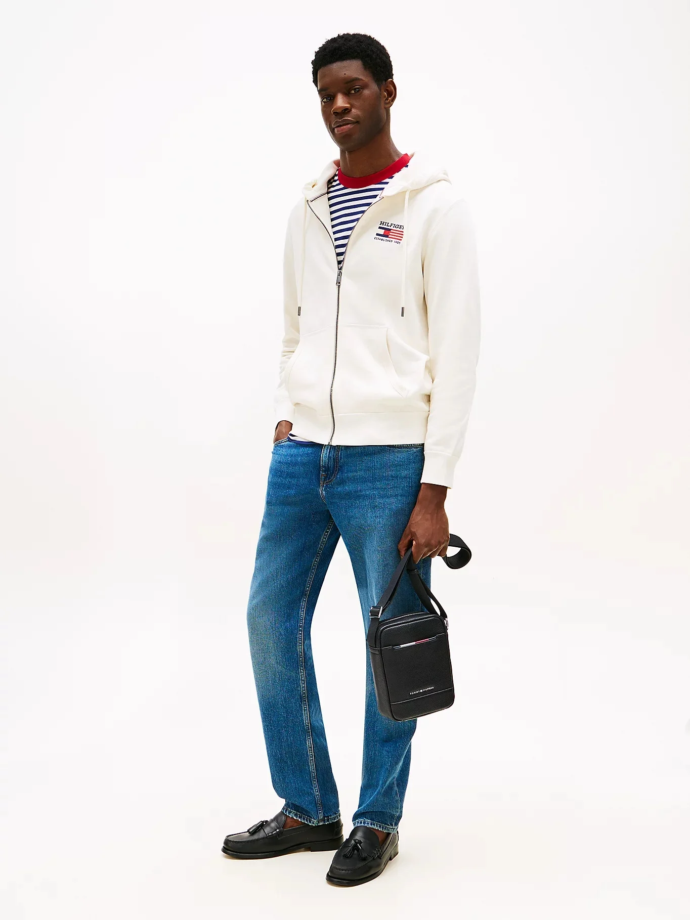 TOMMY HILFIGER Túi Đeo Chéo Nam TH Central Mini Reporter