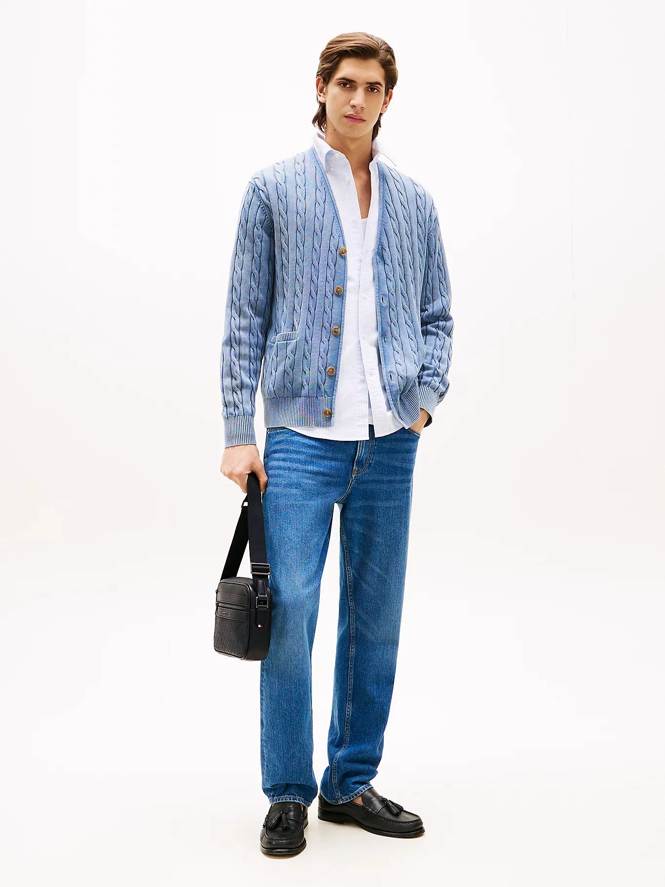 TOMMY HILFIGER Túi Đeo Chéo Nam TH Monogram EW Reporter