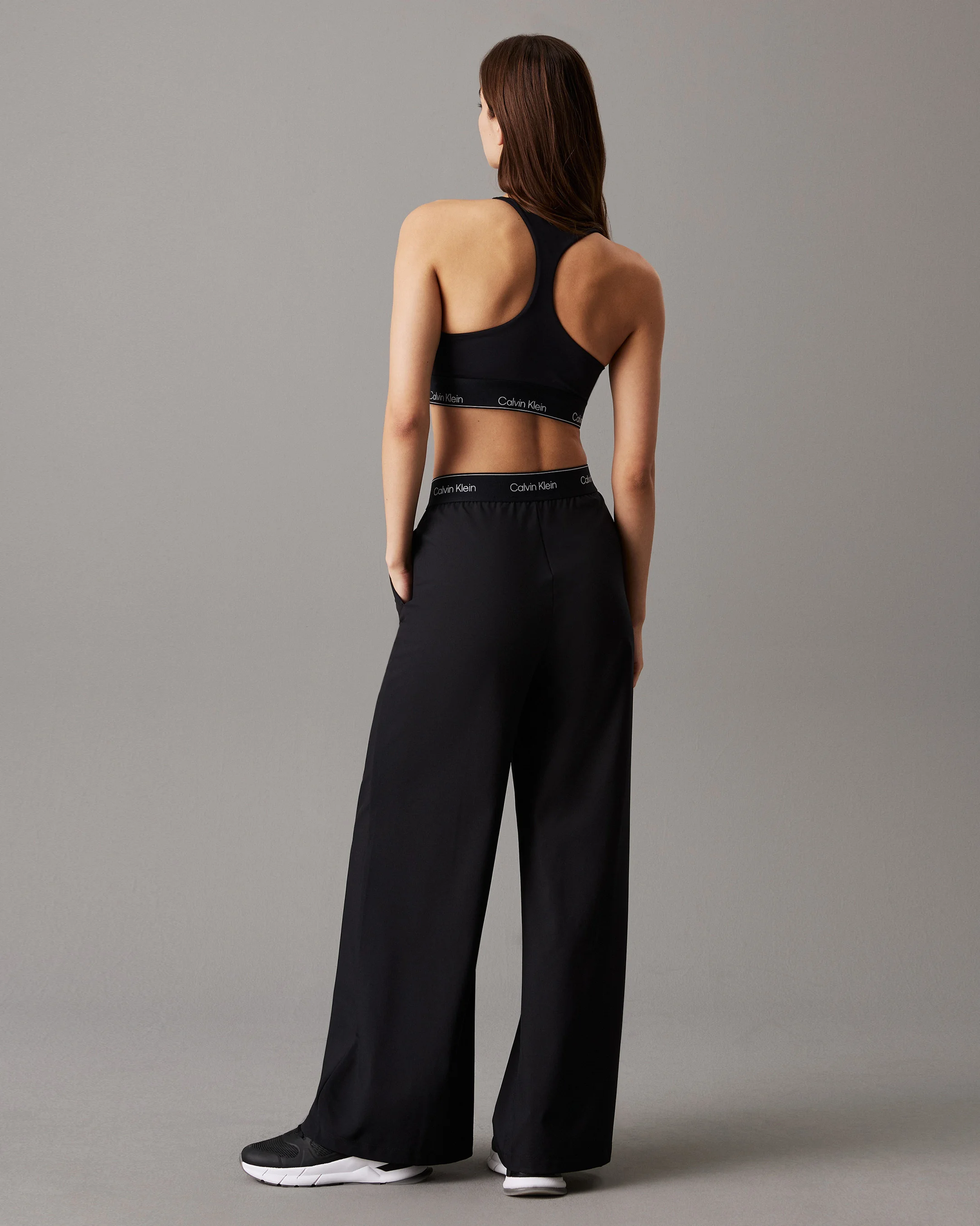 CK SPORT Quần Dài Thể Thao Nữ Wide Leg Track Pant