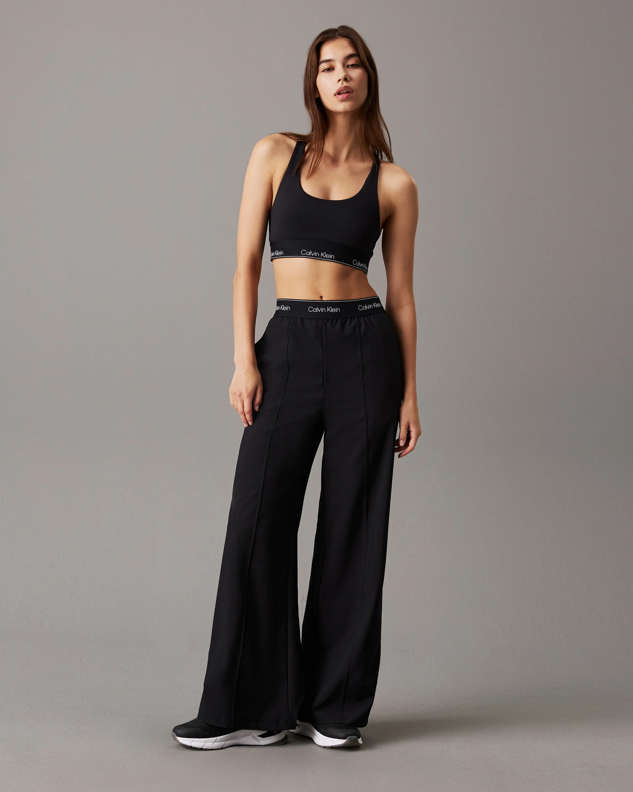 CK SPORT Quần Dài Thể Thao Nữ Wide Leg Track Pant
