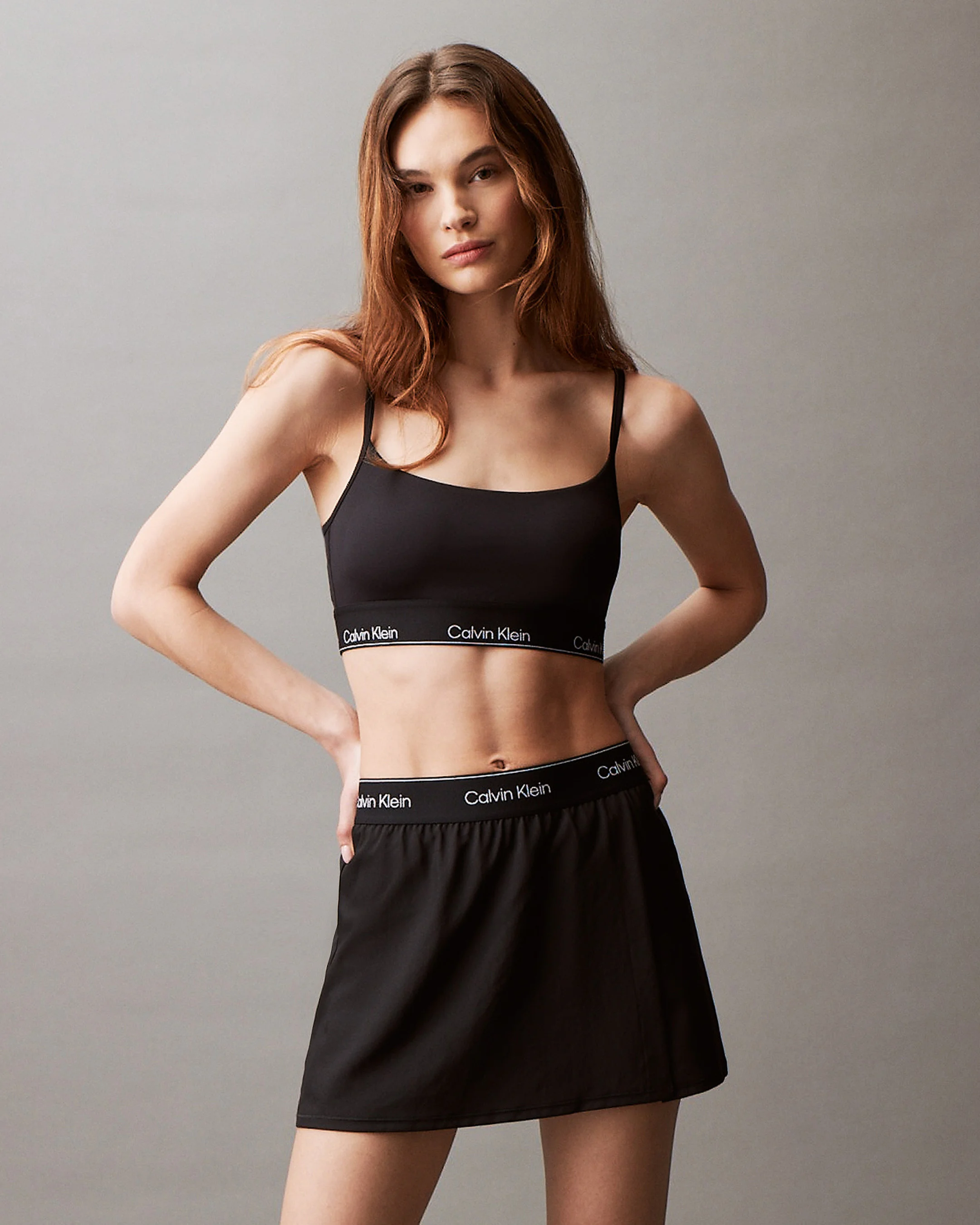 CK SPORT Chân Váy Thể Thao Nữ Modern Sport Woven Skirt