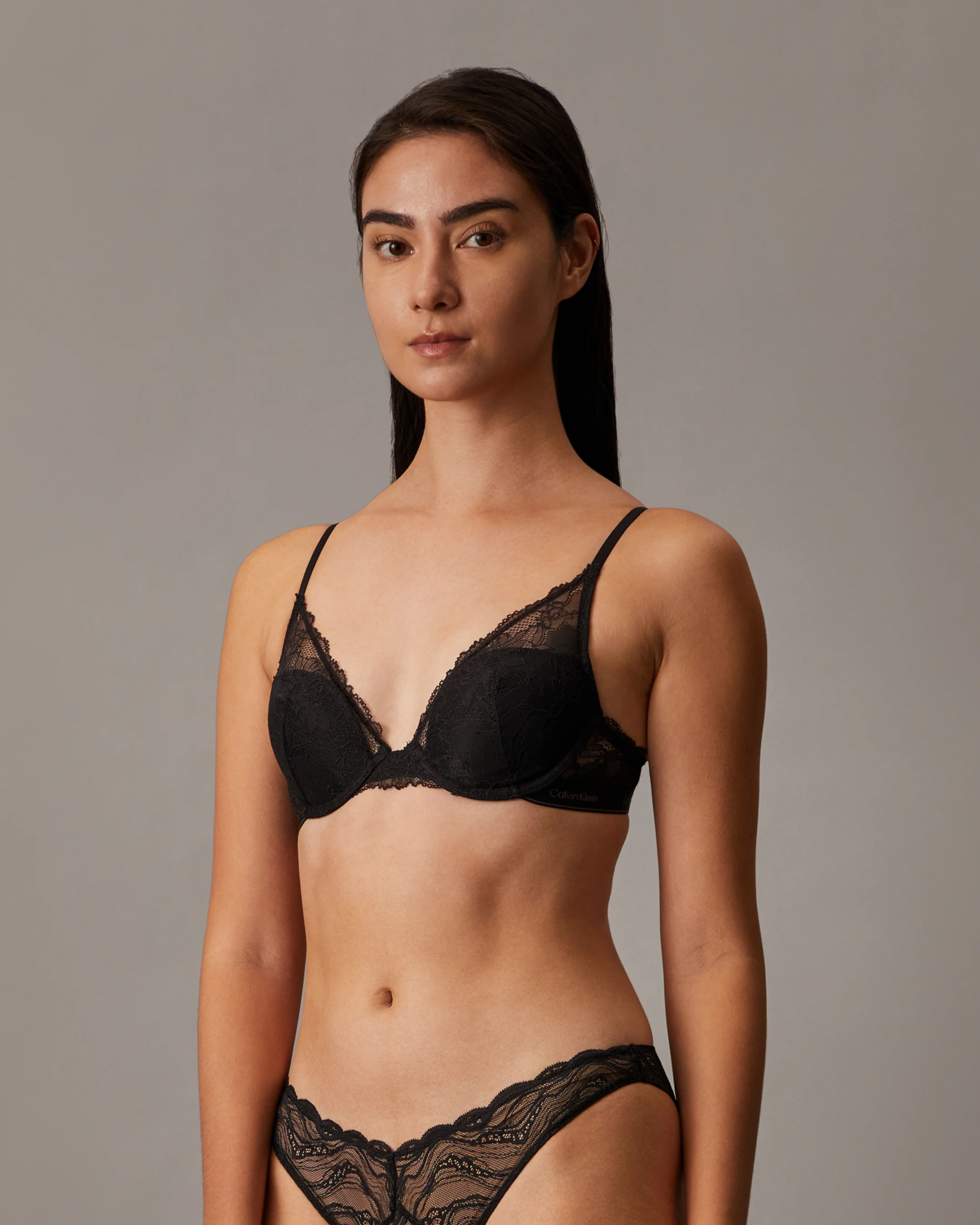CK UNDERWEAR Áo Lót Nữ Plunge Fit