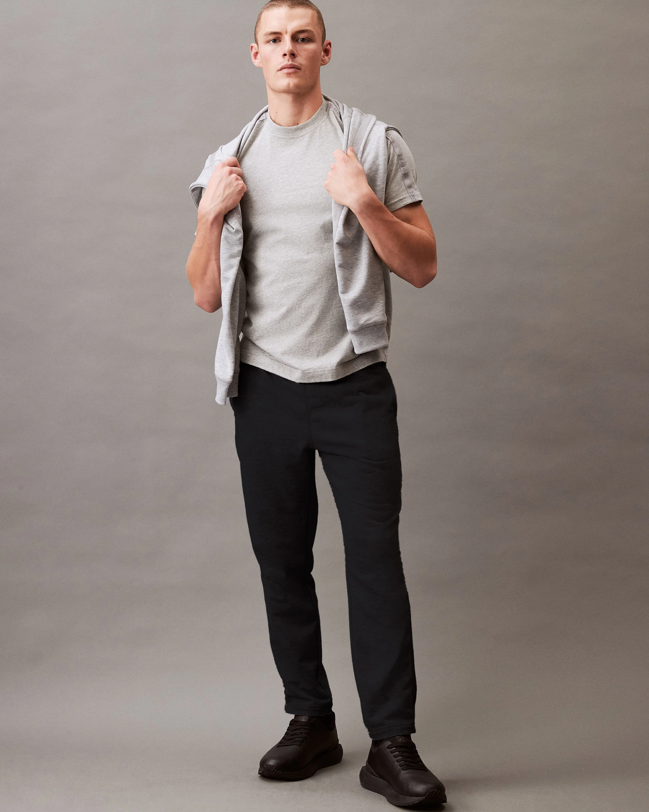 CK SPORT Quần Dài Thể Thao Nam Slim Fit/Mid Rise Fit