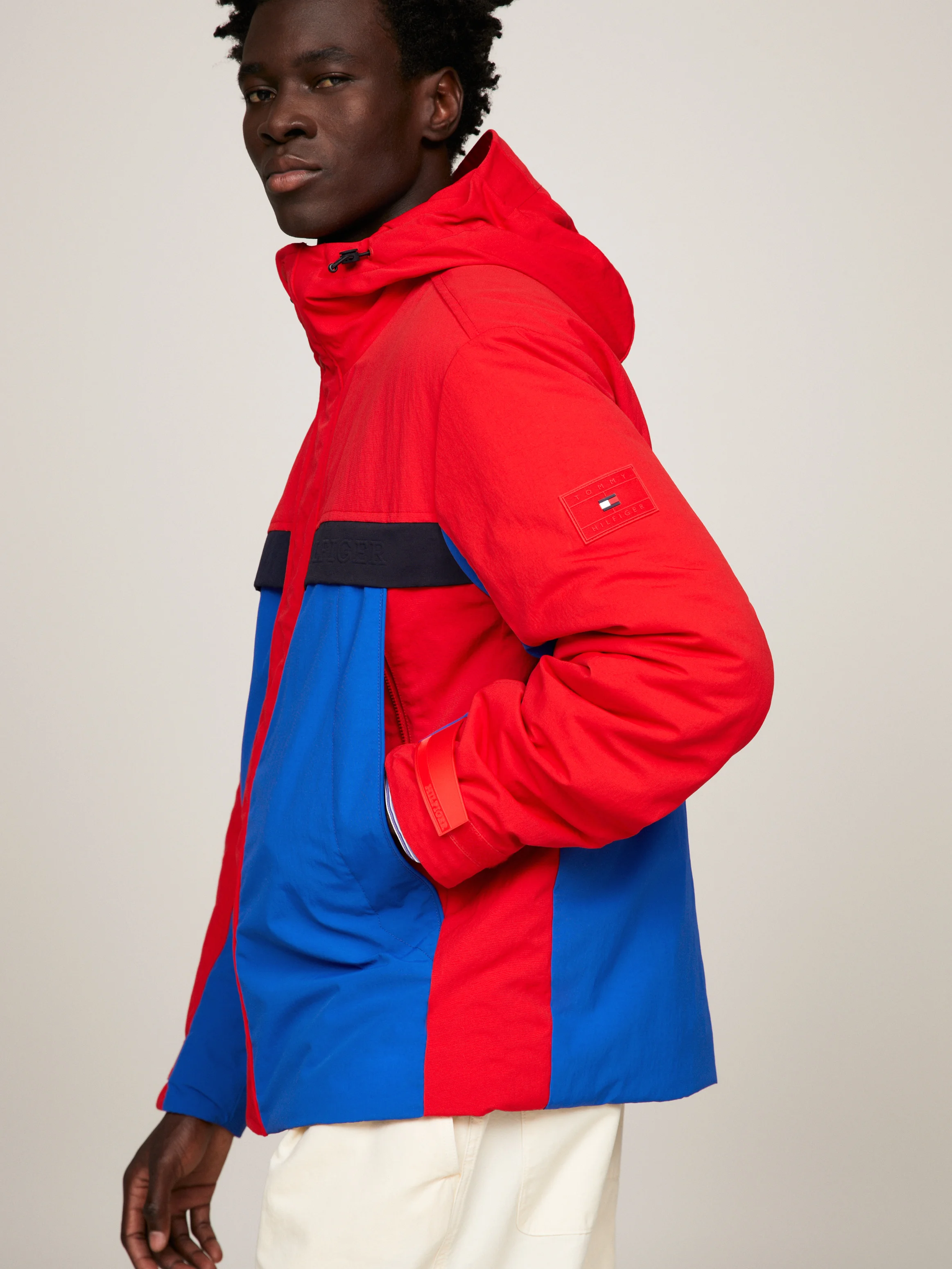TOMMY HILFIGER Áo Khoác Nam Tay Dài Portland Texture Clr Block Jkt