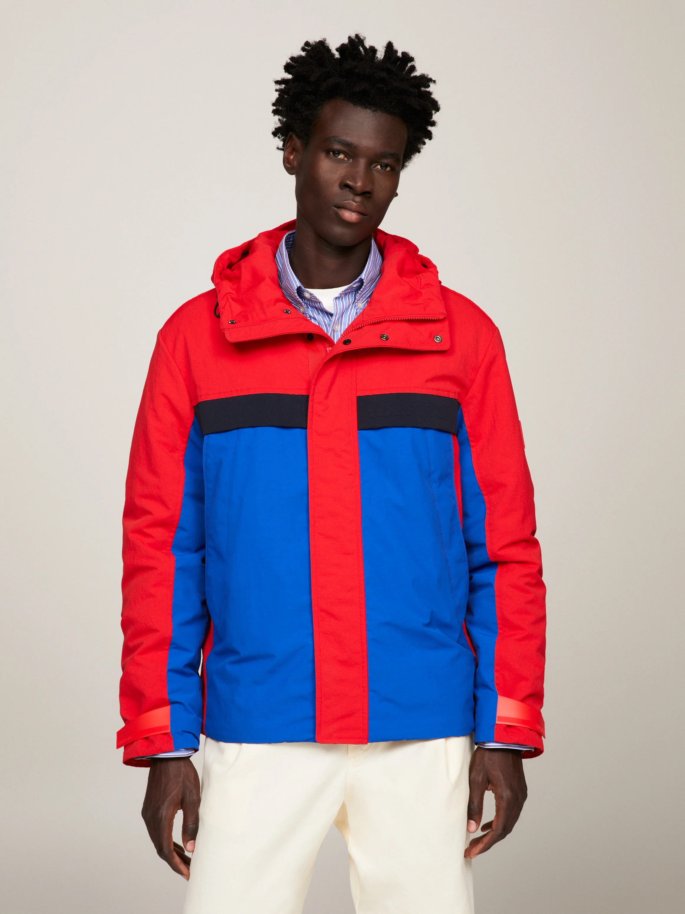 TOMMY HILFIGER Áo Khoác Nam Tay Dài Portland Texture Clr Block Jkt