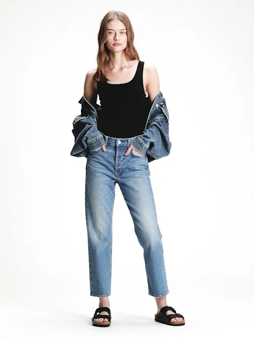 GAP Áo Ba Lỗ Nữ - Boyfriend Tank