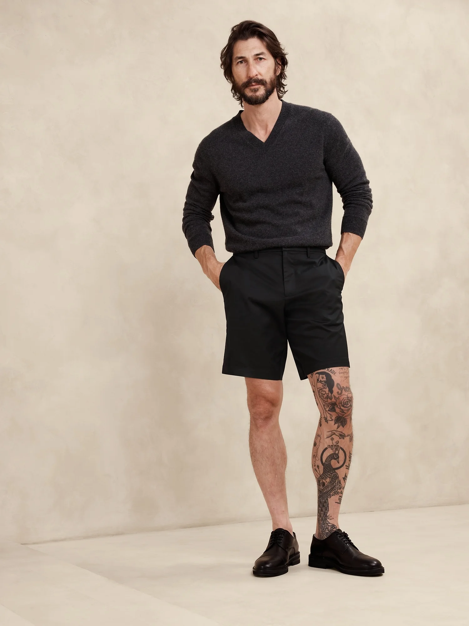 BANANA REPUBLIC Quần Short Nam 9 Inch Core Temp Short