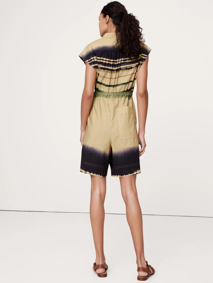 BANANA REPUBLIC Áo Liền Quần Nữ Sl Wvn Cap Slv