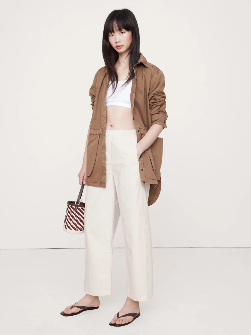 BANANA REPUBLIC Quần Dài Nữ Painters Pull