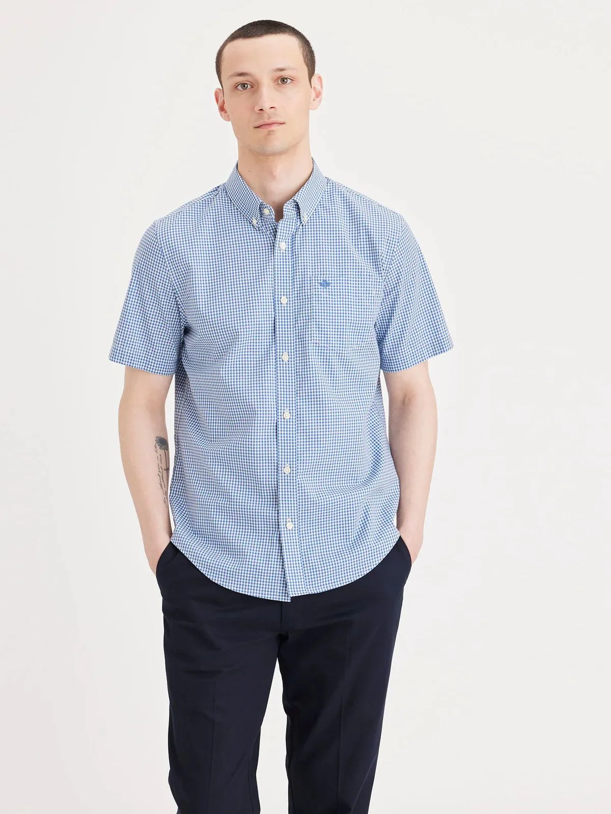 DOCKERS Áo Sơ Mi Nam Tay Ngắn