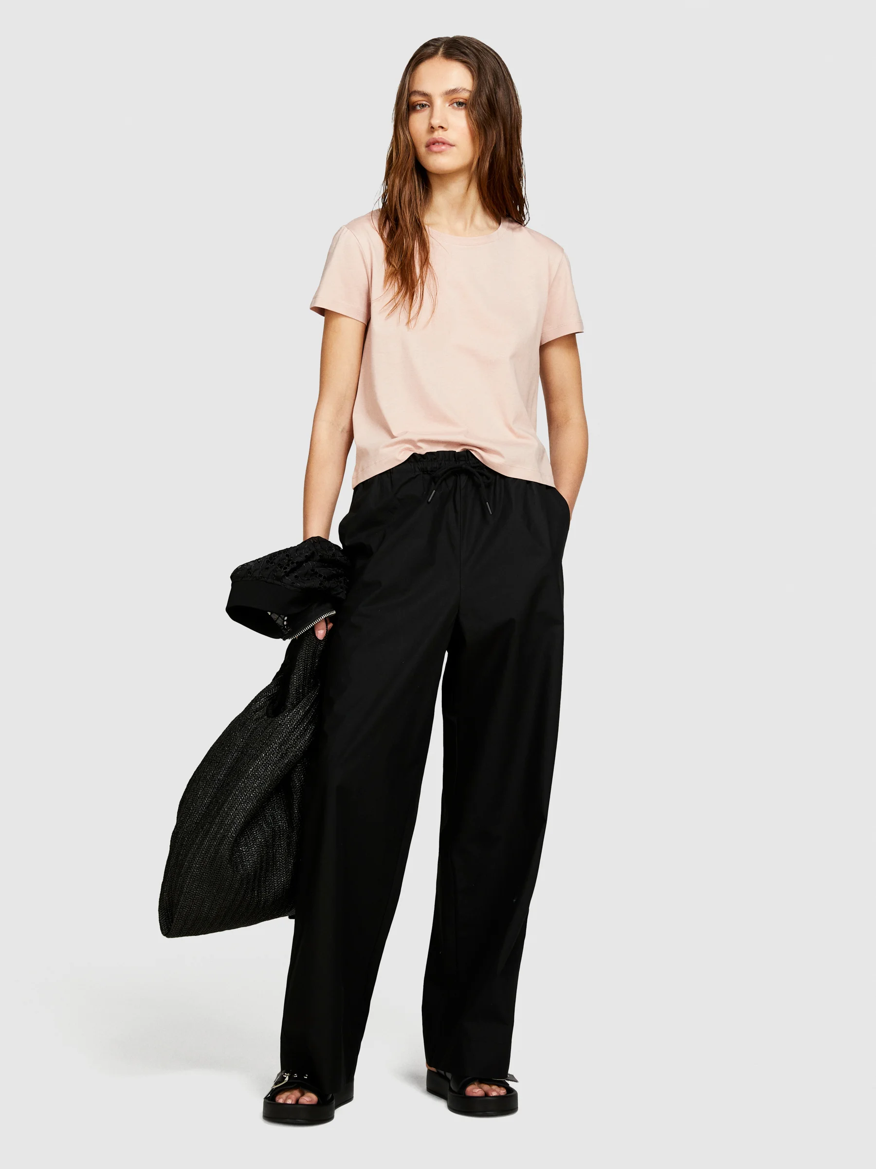 SISLEY Áo Thun Ngắn Tay Nữ Women T-Shirt