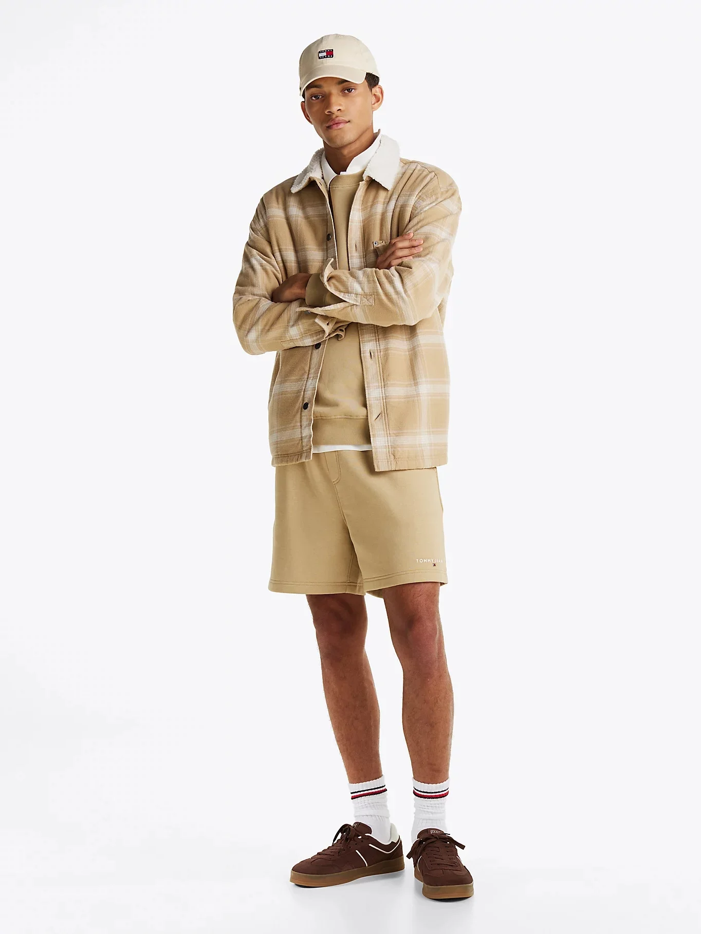 TOMMY JEANS Quần Ngắn Thun Nam TJM Reg Linear Short