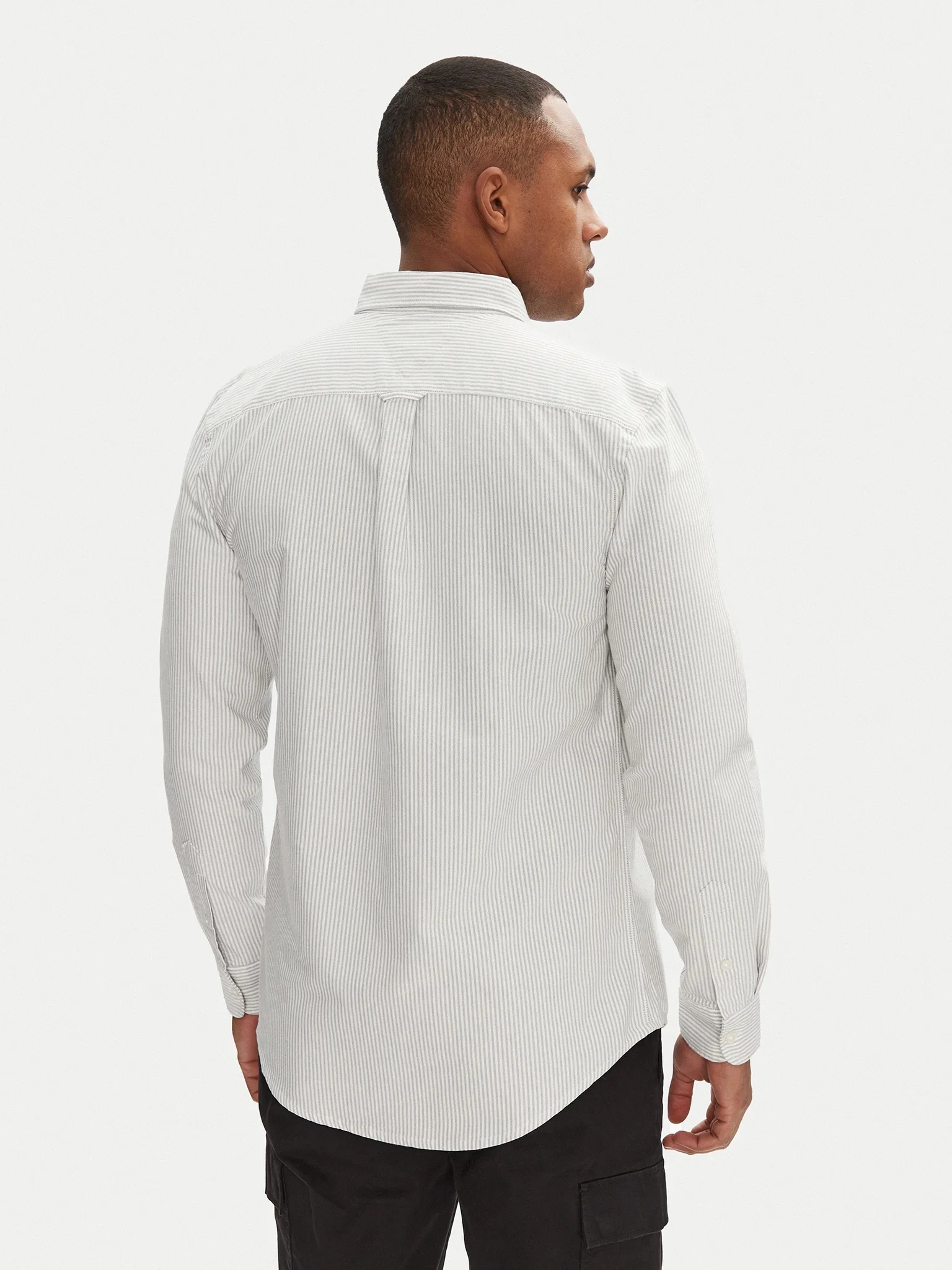 TOMMY JEANS Áo Sơ Mi Nam Tay Dài TJM Slim Strp Oxford Shirt Ext