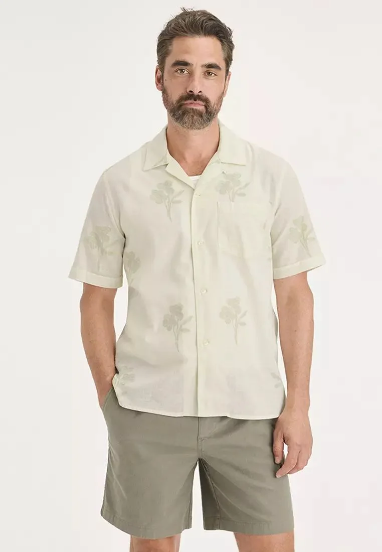DOCKERS Áo Sơ Mi Nam Tay Ngắn
