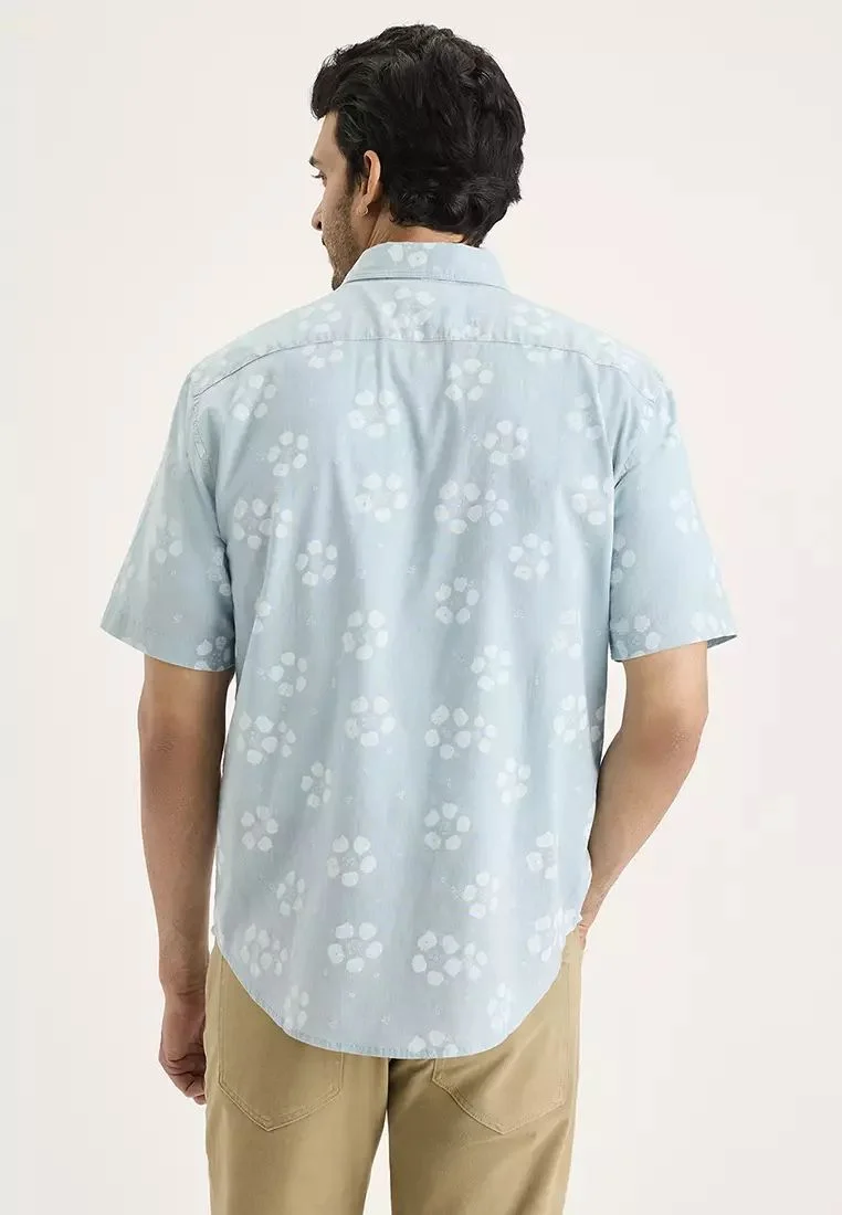 DOCKERS Áo Sơ Mi Nam Tay Ngắn