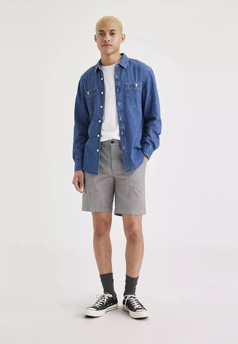 DOCKERS Quần Khaki Nam Ngắn Straight Shorts