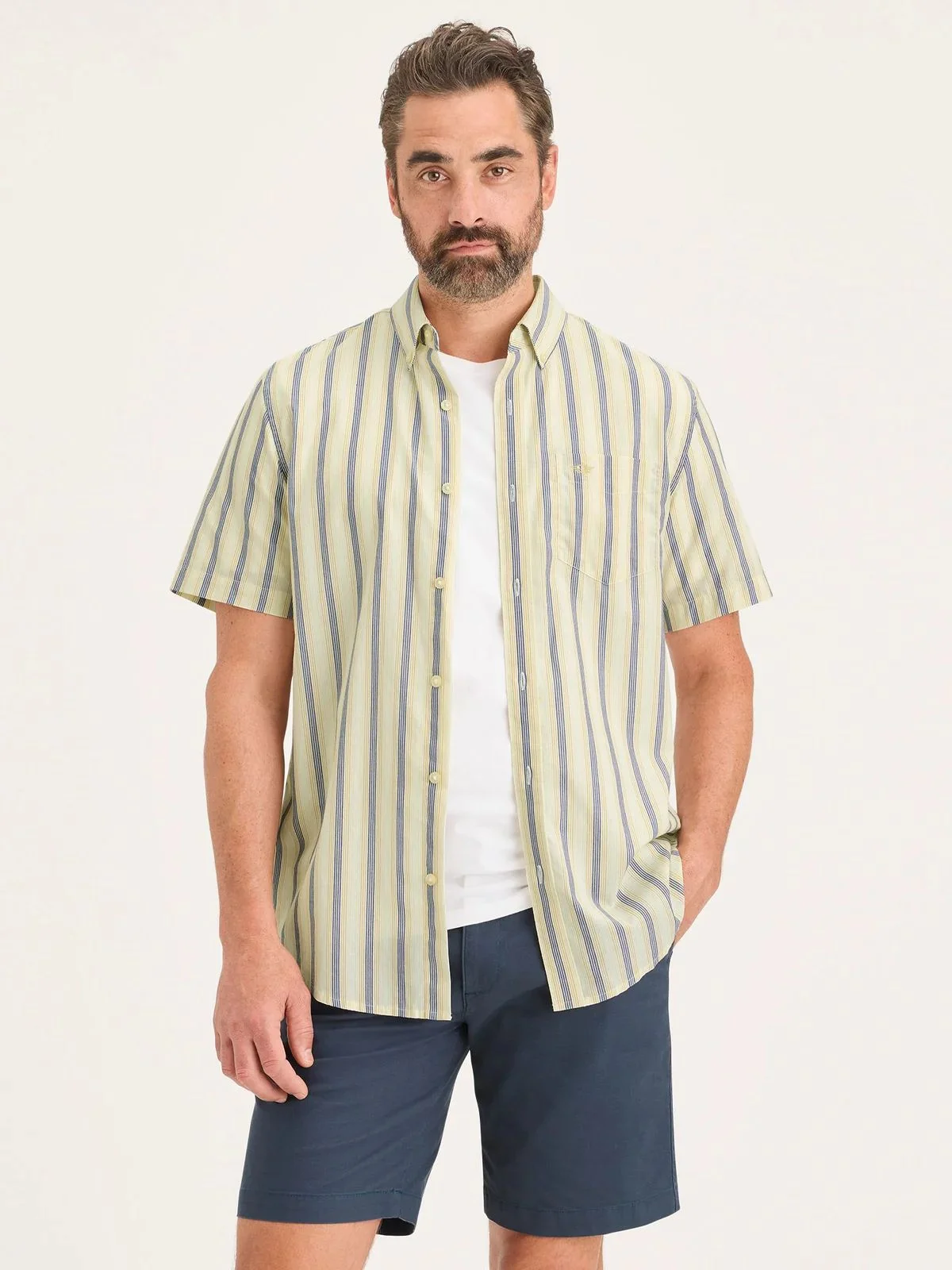 DOCKERS Áo Sơ Mi Nam Tay Ngắn