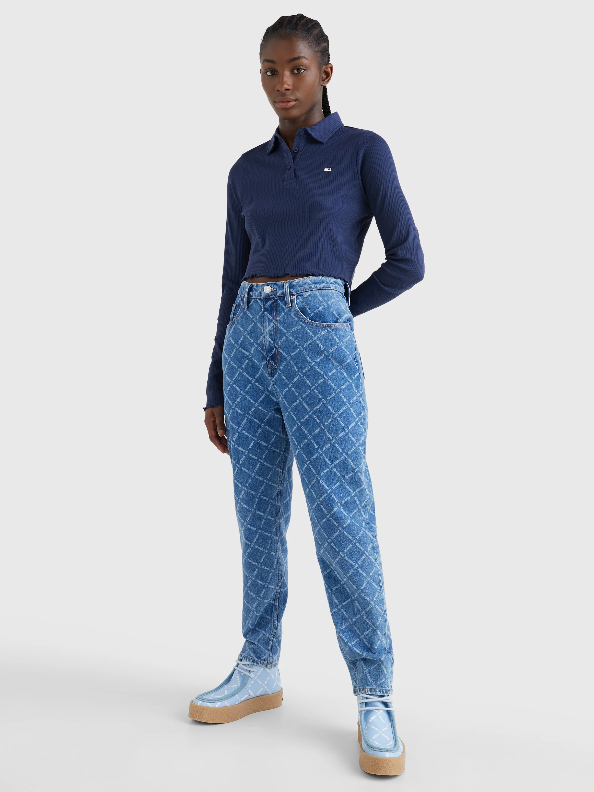 TOMMY JEANS Quần Jeans Nữ Mom Jean UHR TPRD