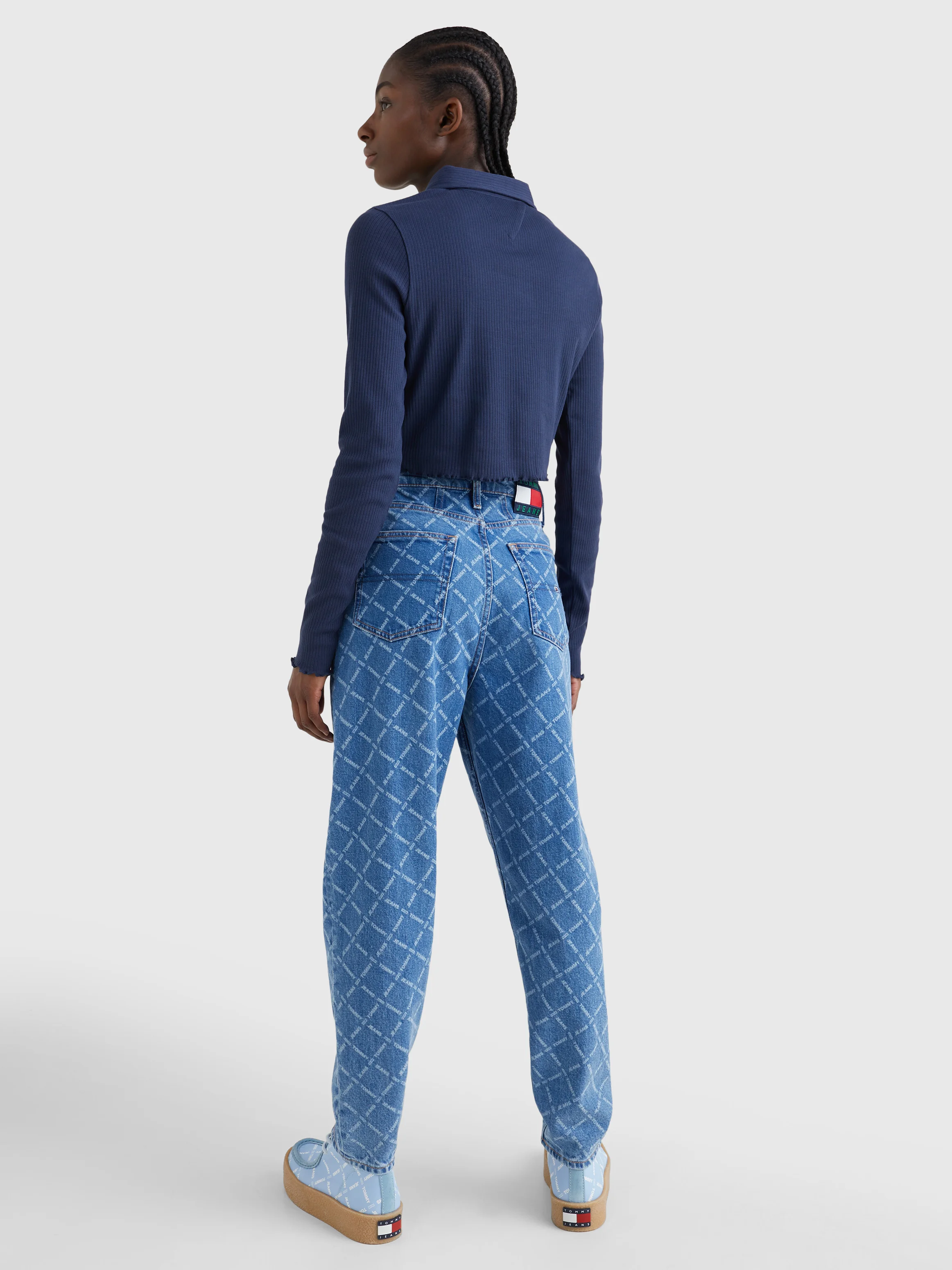 TOMMY JEANS Quần Jeans Nữ Mom Jean UHR TPRD