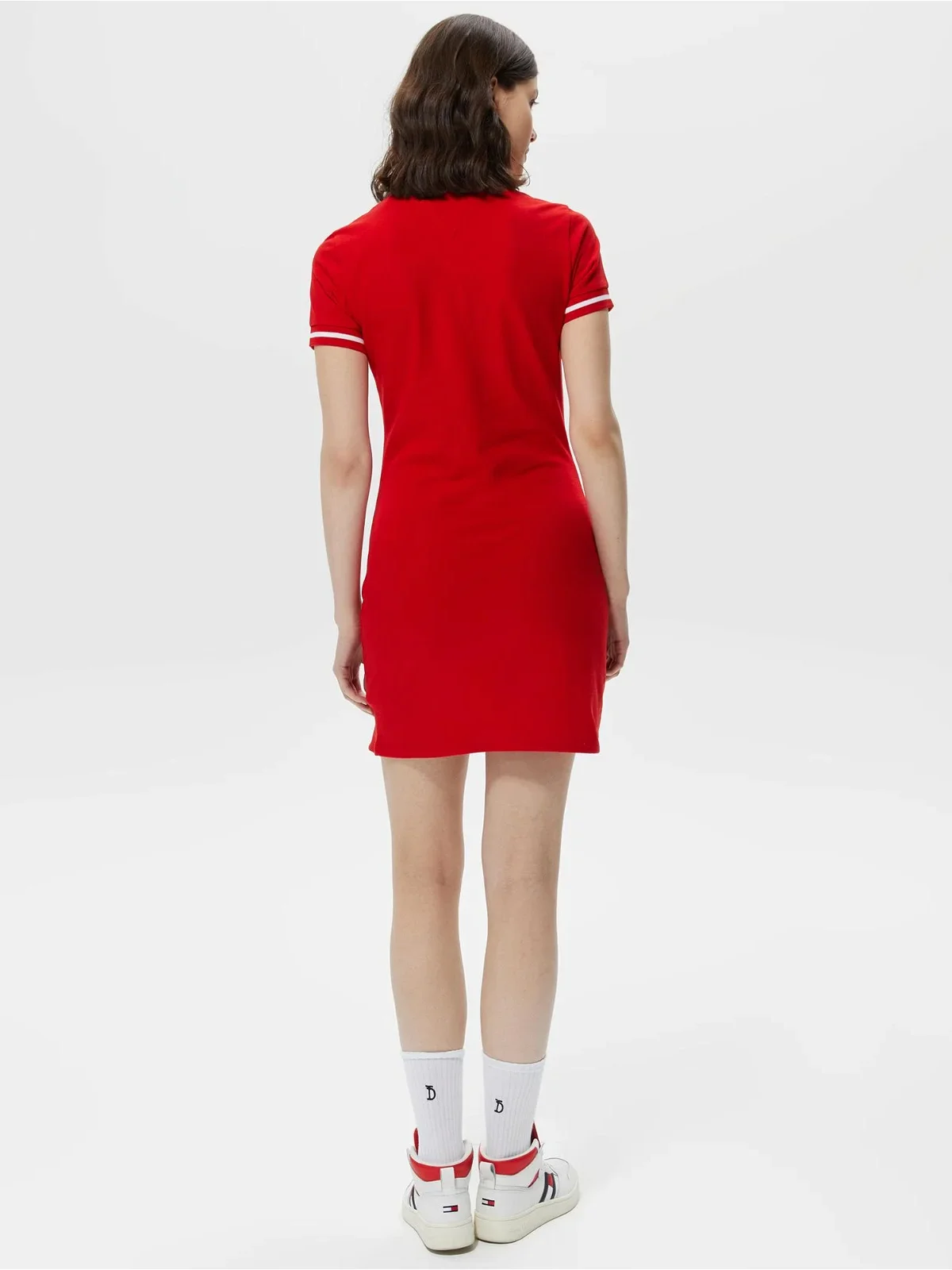 TOMMY JEANS Đầm Nữ TJW Essential Tipping Polo Dress